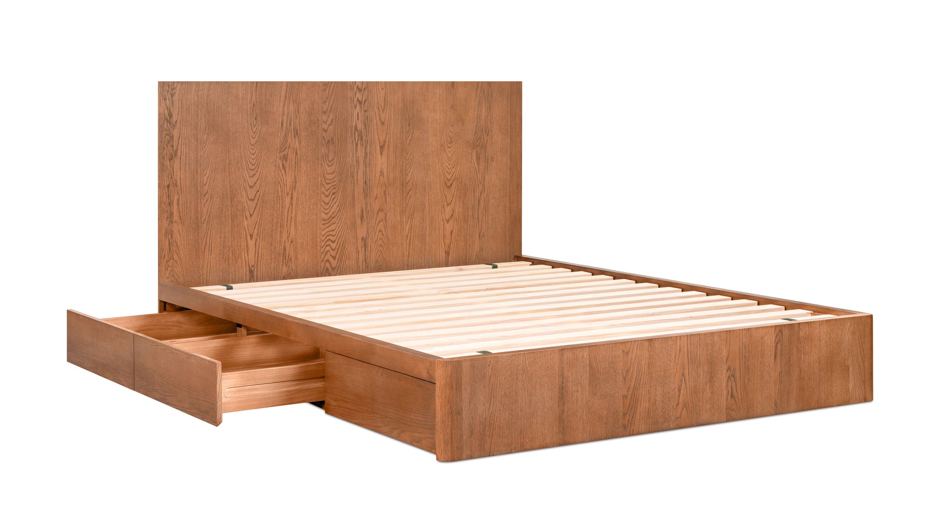 Form Storage Bed, Queen, Stained Walnut_image