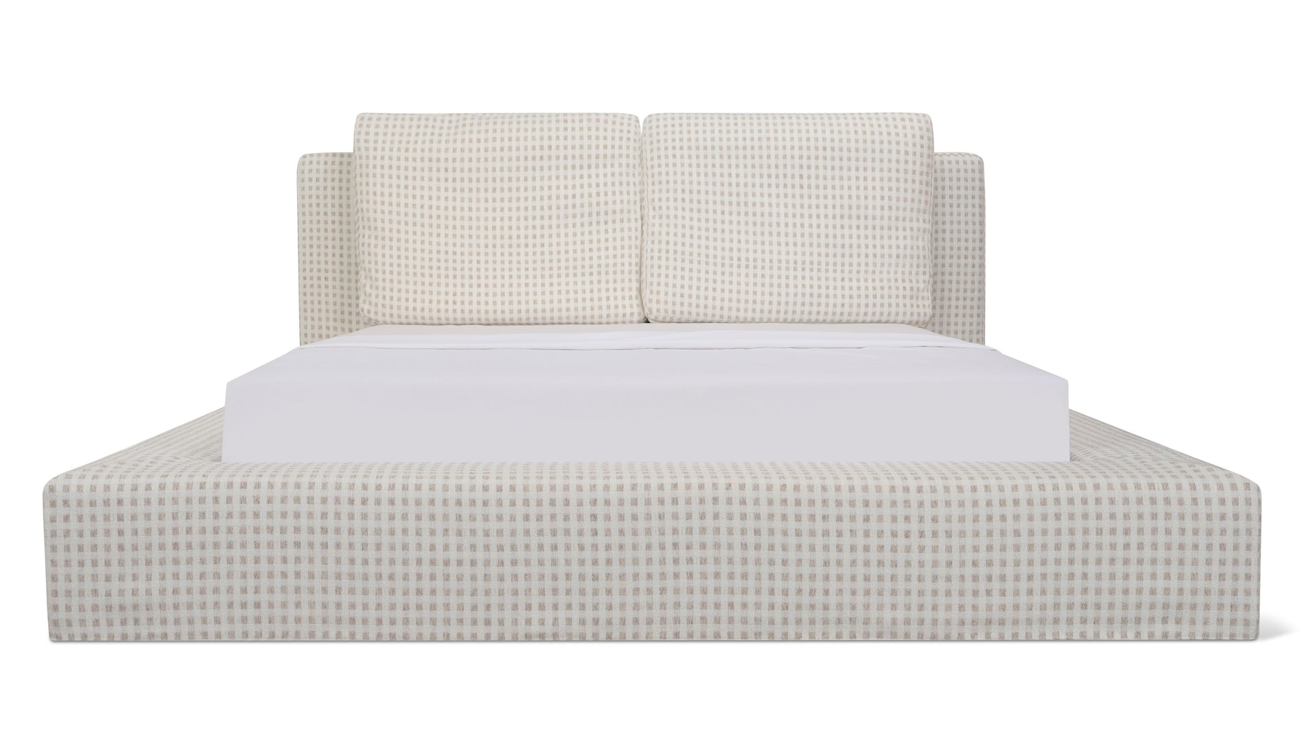 Movie Night™ Storage Bed, Queen, Carmel Check_image