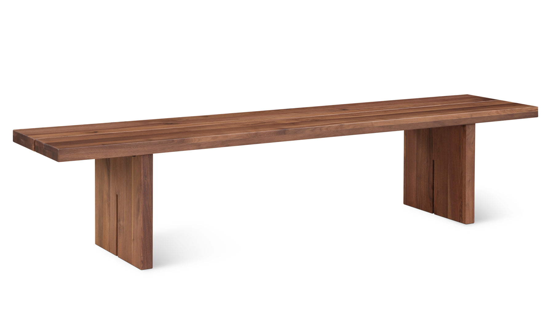 Plane Bench, Seats 4, American Walnut_image