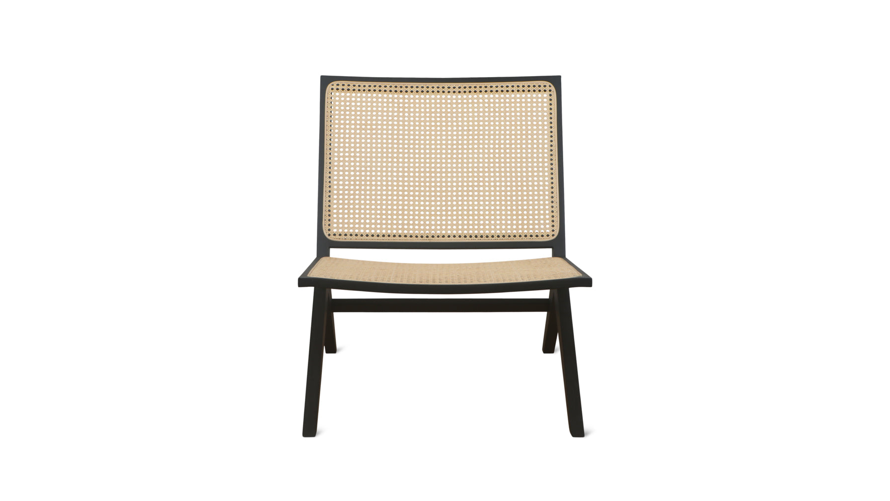 Endless Summer Lounge Chair, Natural Cane/Black Stained Ash_image