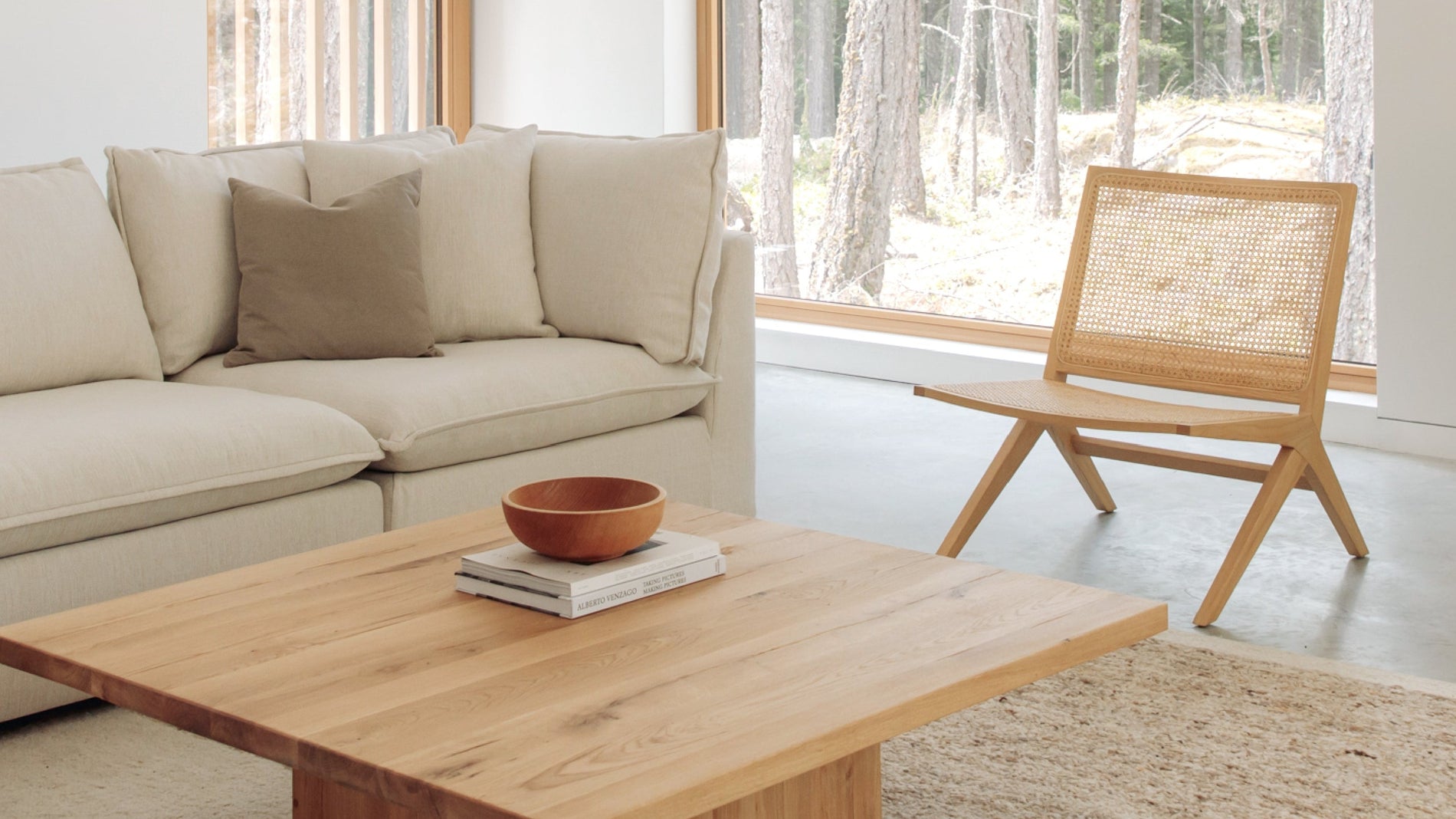 Endless Summer Lounge Chair, Natural Cane/Ash_image