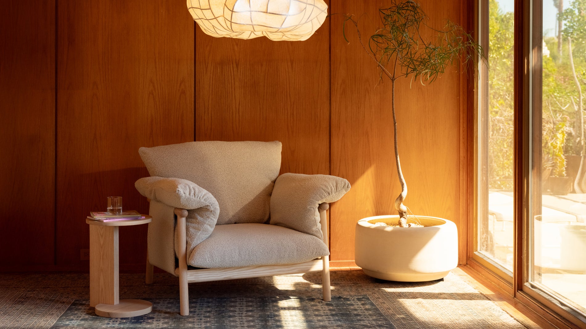 Pillow Talk Lounge Chair, Warm Frost_image