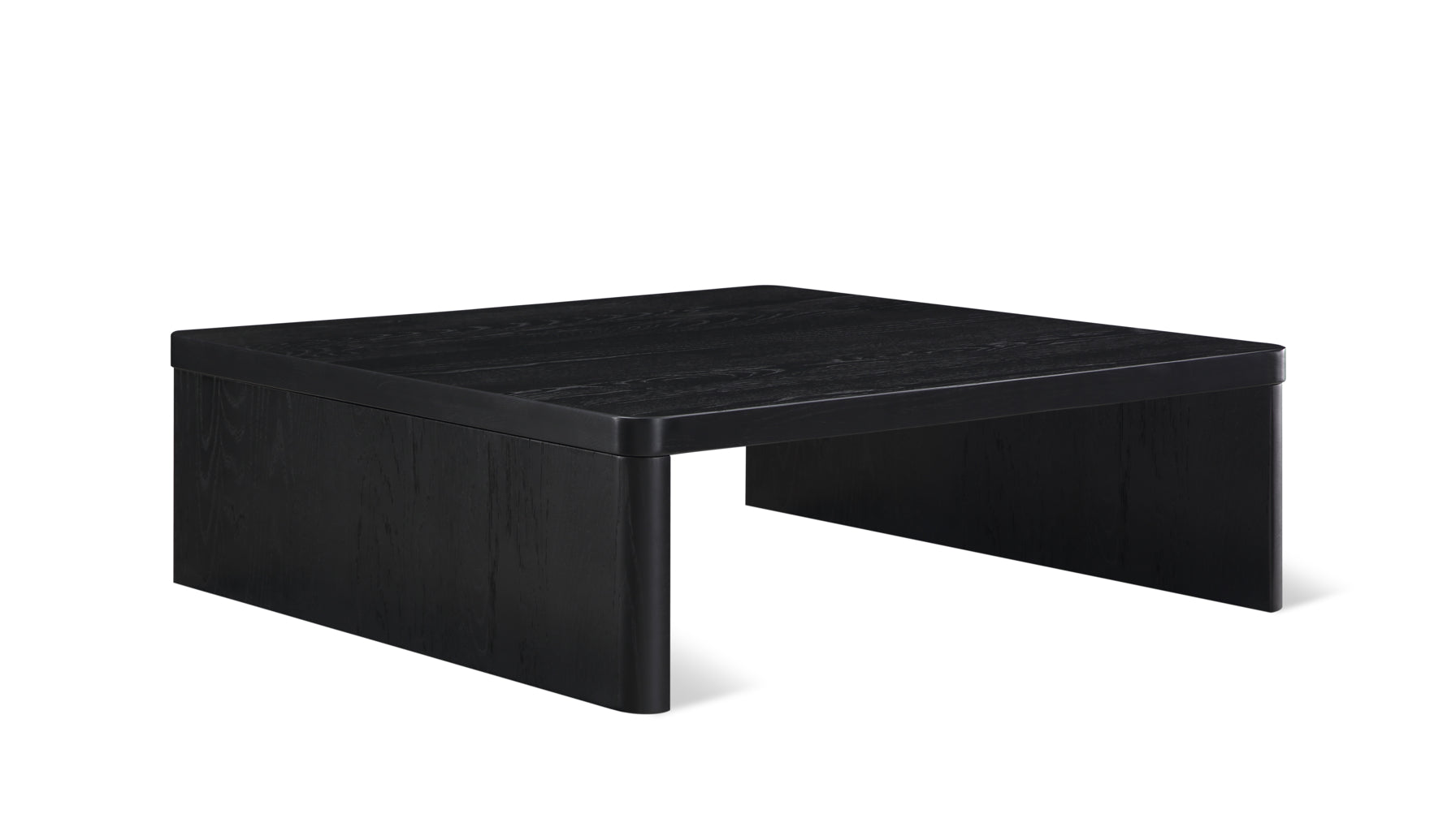 Form Coffee Table, Square, Black Oak_image