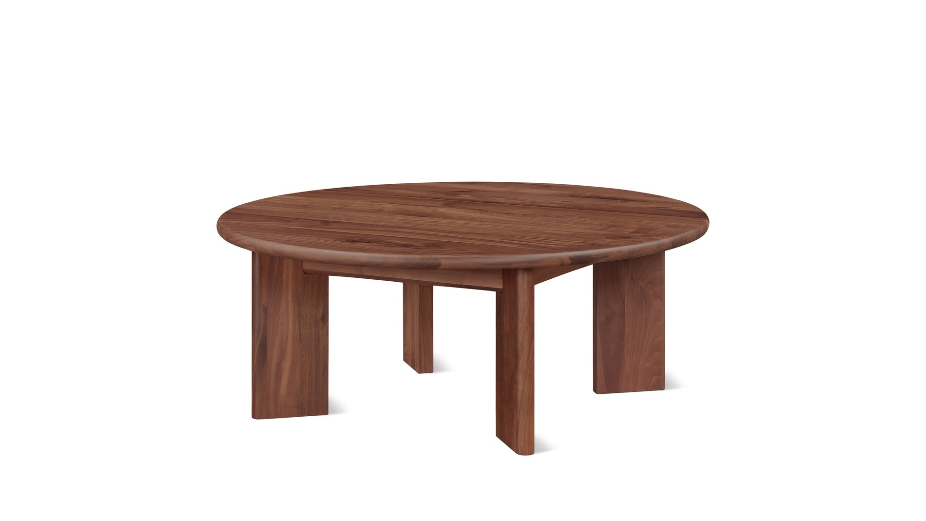 Frame Round Coffee Table, Regular, Walnut_image
