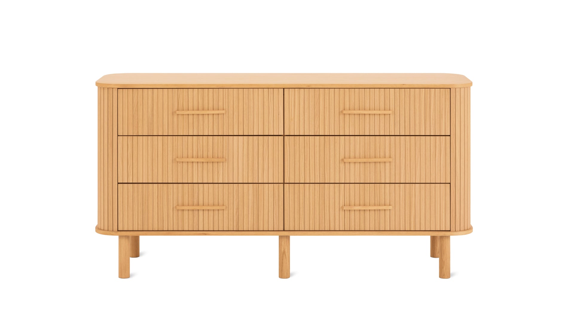 Easy Edge Double Dresser All Wood, White Oak_image
