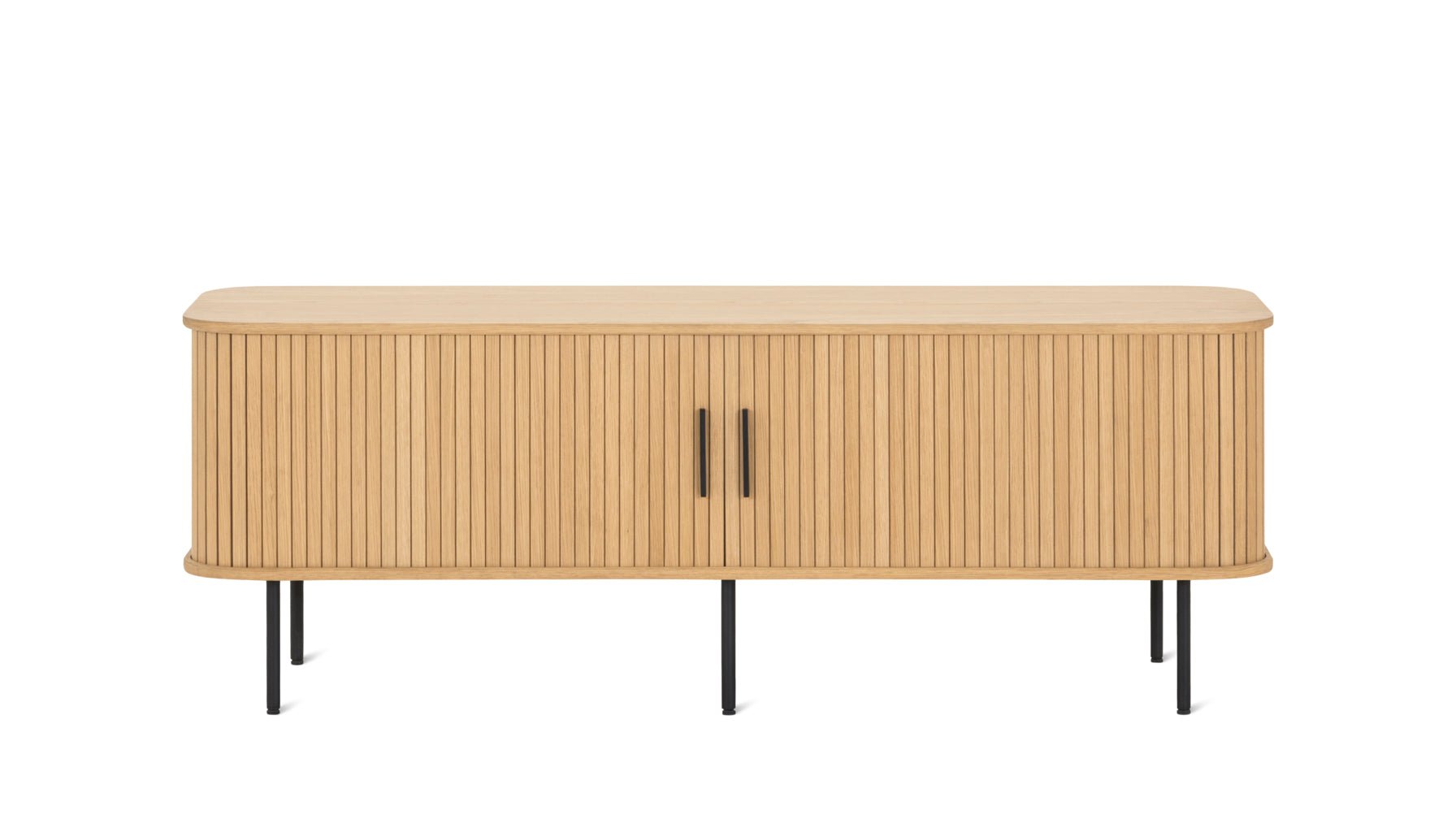 Easy Edge Media Unit, White Oak_image