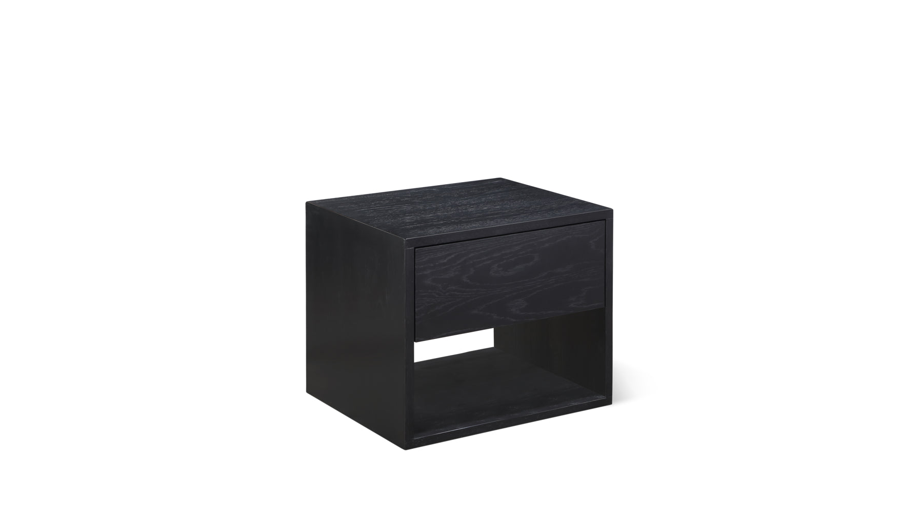 Rest Easy Nightstand With Drawer, Black Oak_image
