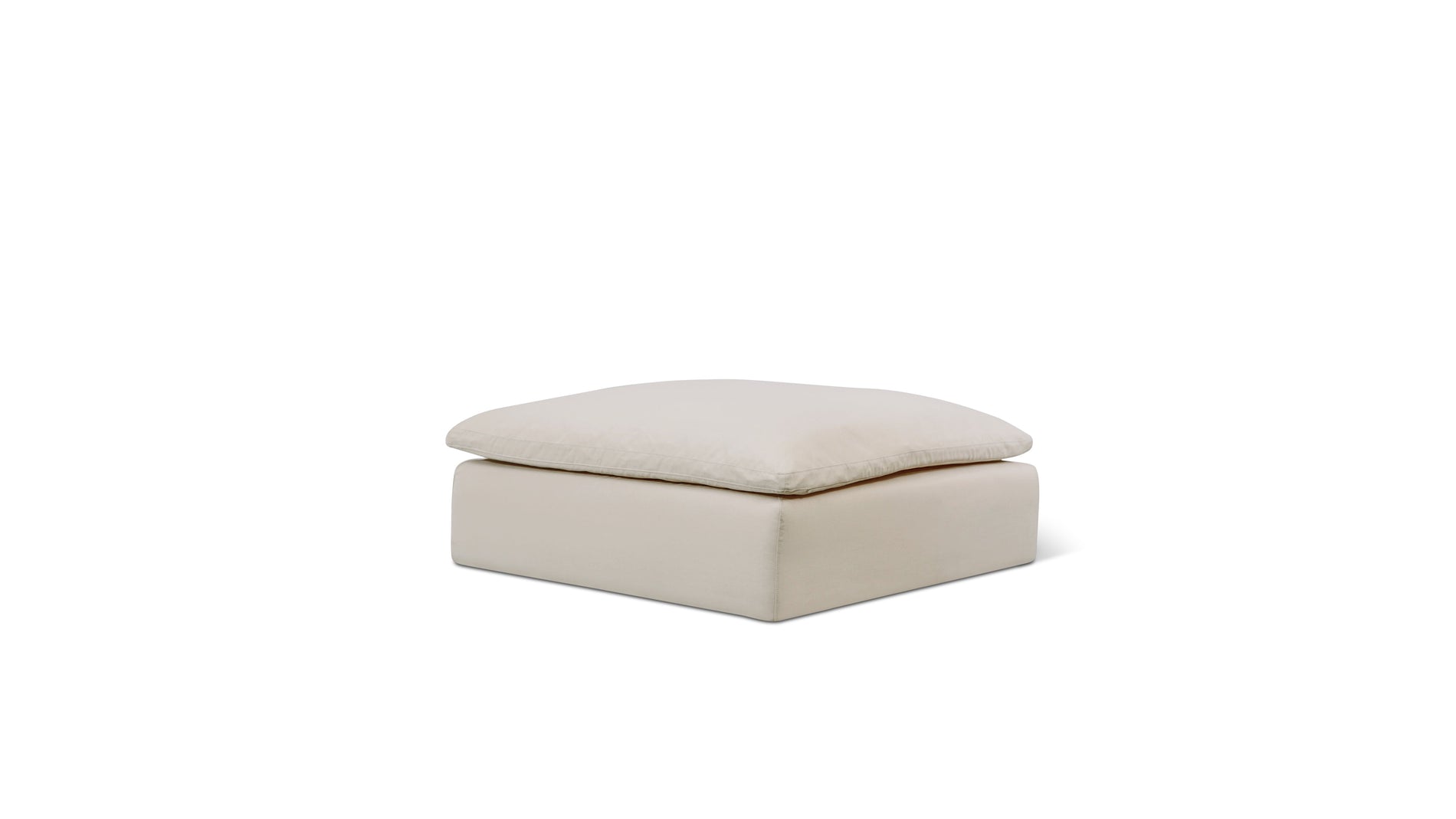Movie Night™ Outdoor Ottoman, Large, Ivory_image