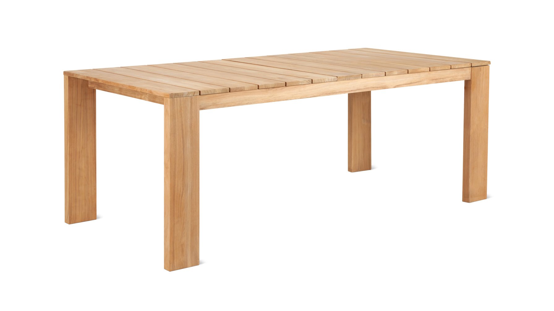 Make Room Outdoor Extendable Dining Table, Seats 6-10 People, Teak_image