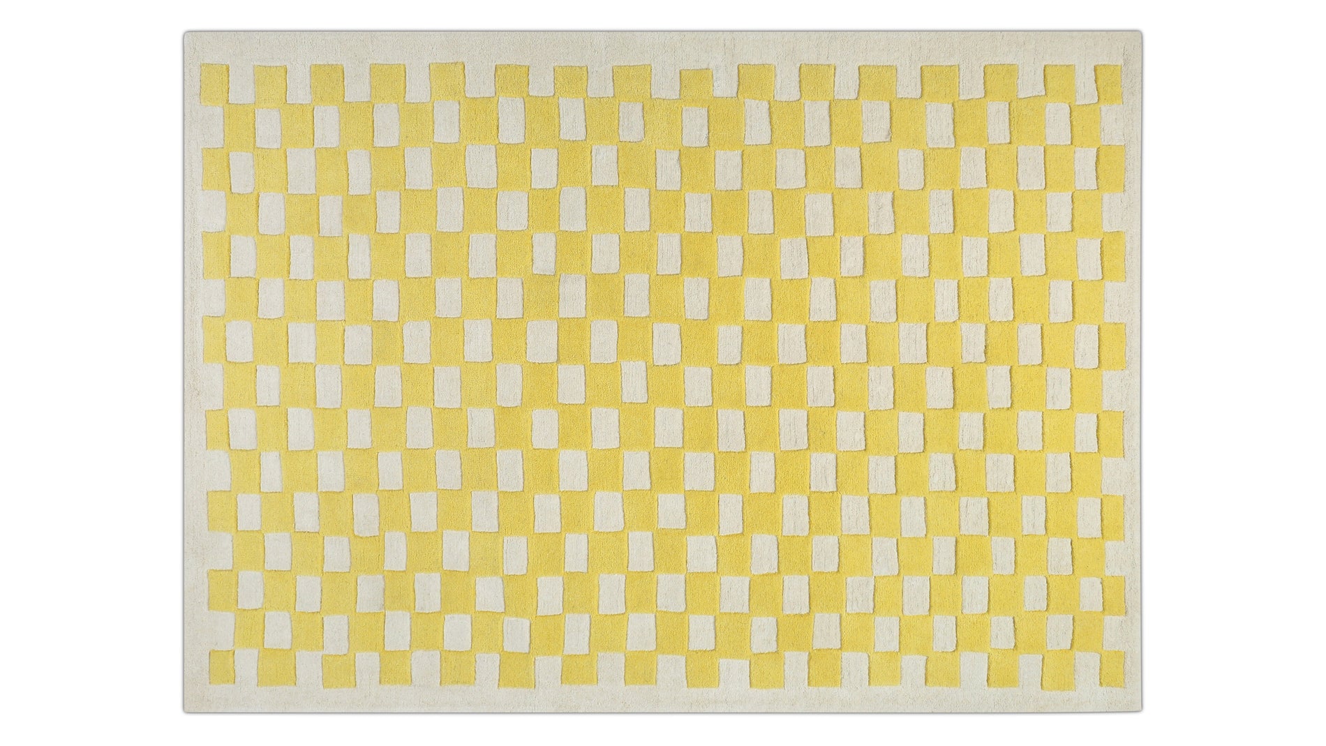 Checkers Rug x Scott Sueme, 5x7, Sunshine_image