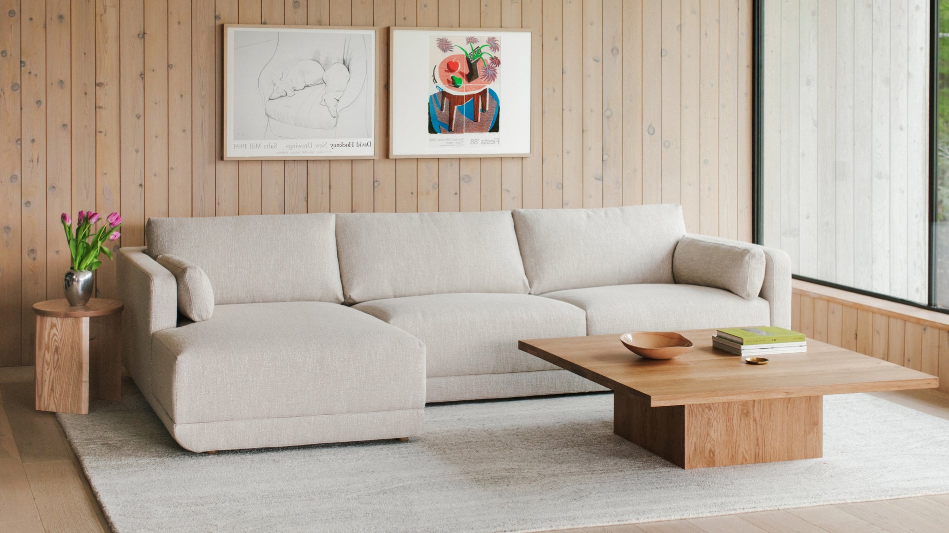 Come Around Sectional, Left, Flax_image