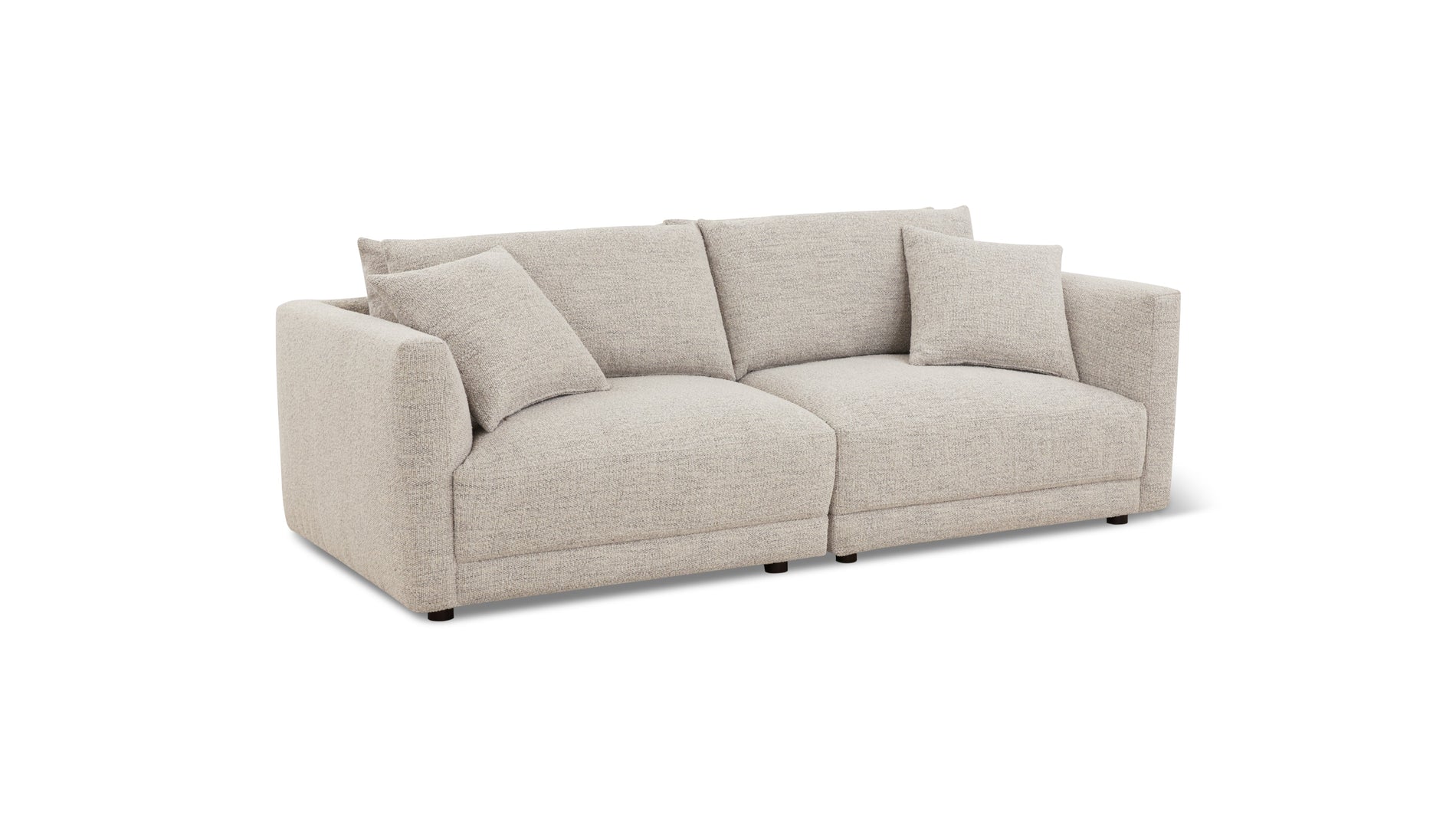 Soft Spot 2-Piece Modular Sofa, Oatmeal_image