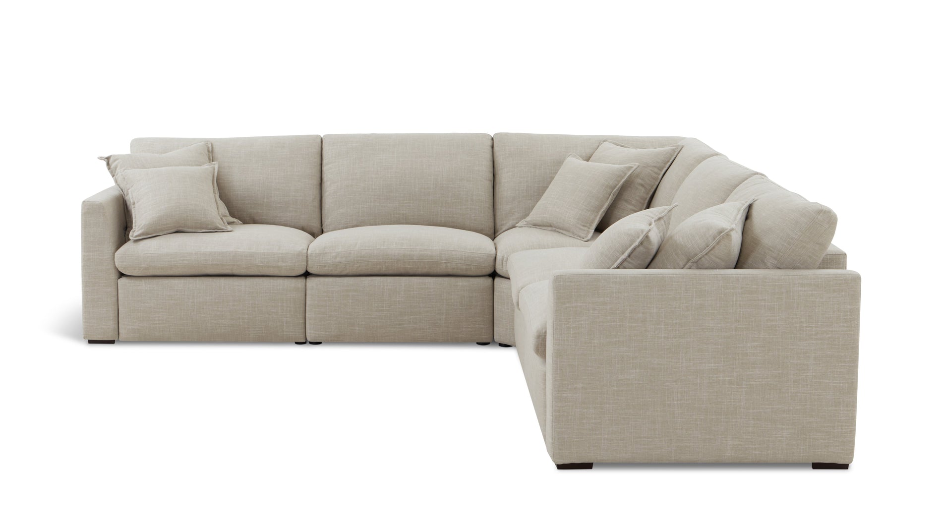 Lift Off Power Recliner 5-Piece Modular Sectional, Light Pebble_image