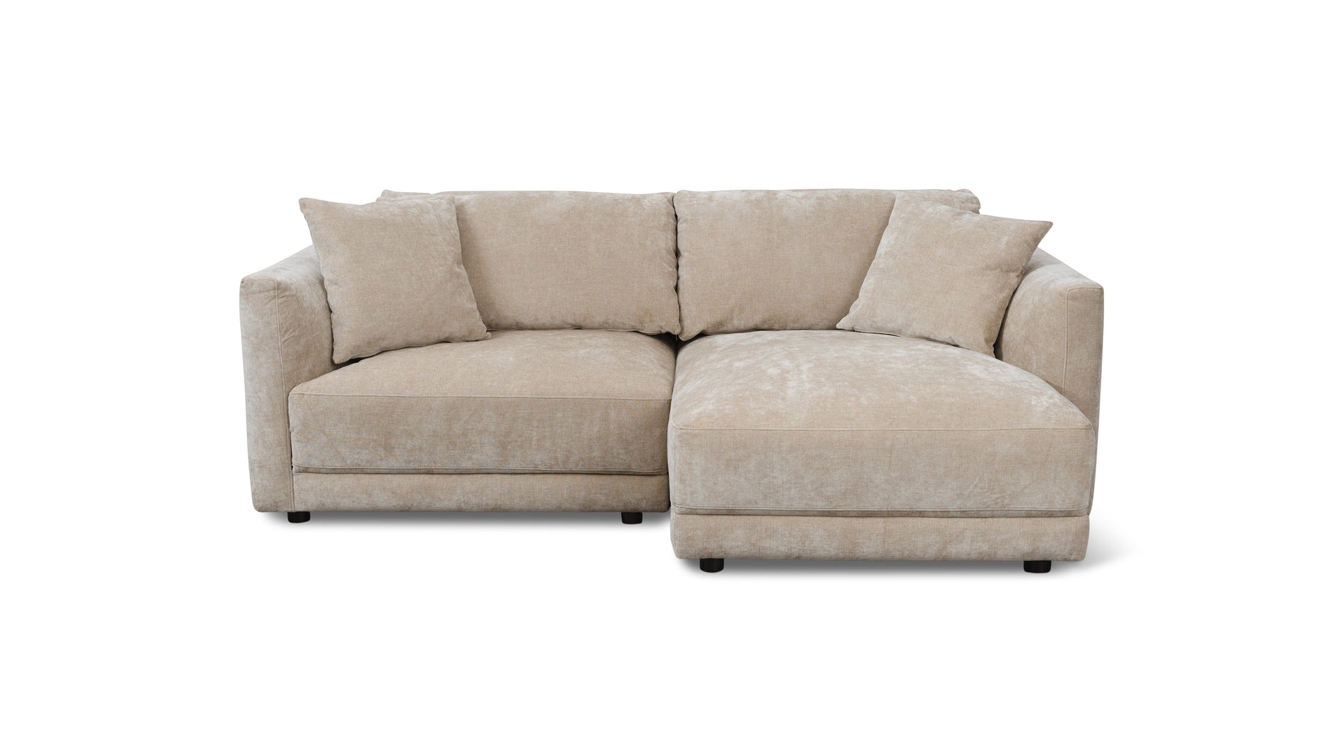 Soft Spot 2-Piece Modular Sectional Right, Cashew_image