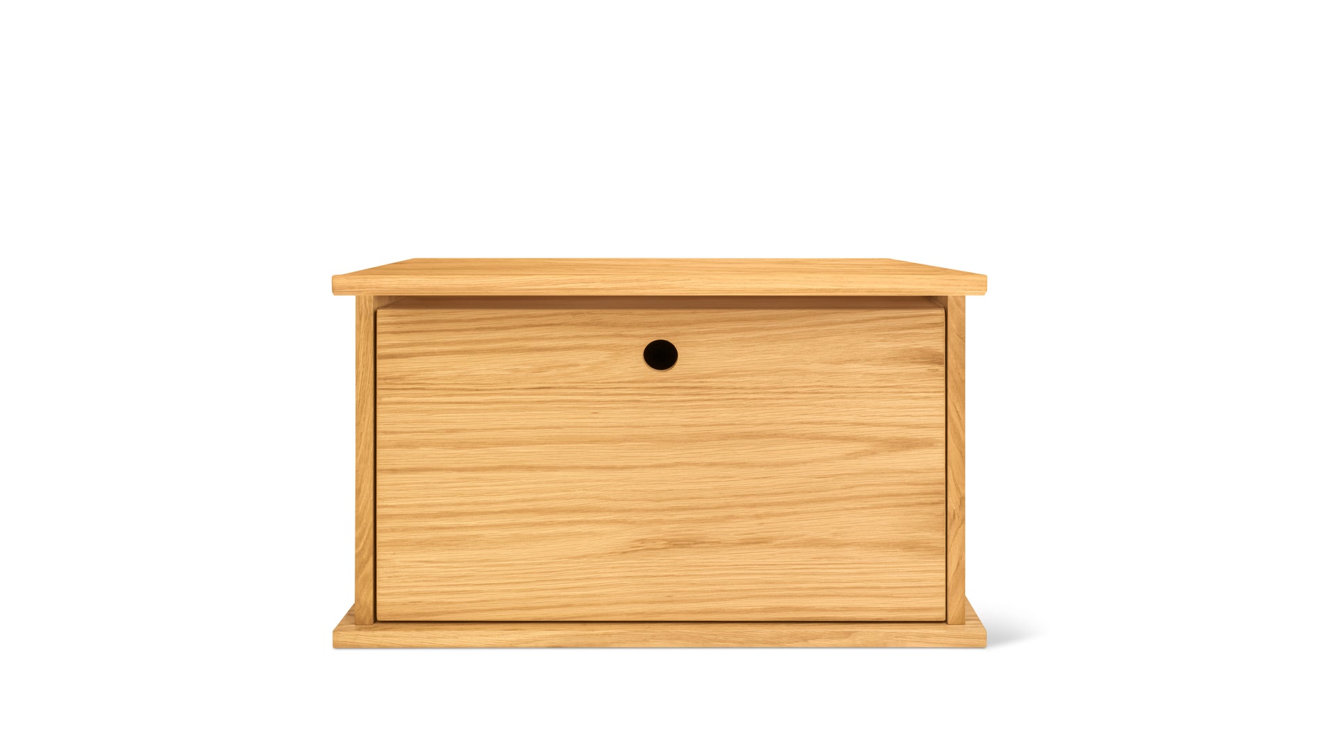 Keep Stacking Storage System 1-Piece, Closed, White Oak_image