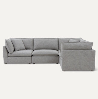 Chill Time 4-Piece Modular Sectional Closed