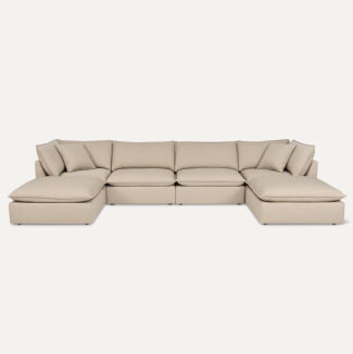 Chill Time 6-Piece Modular U-Shaped Sectional