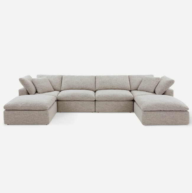 Movie Night™ 6-Piece Modular U-Shaped Sectional