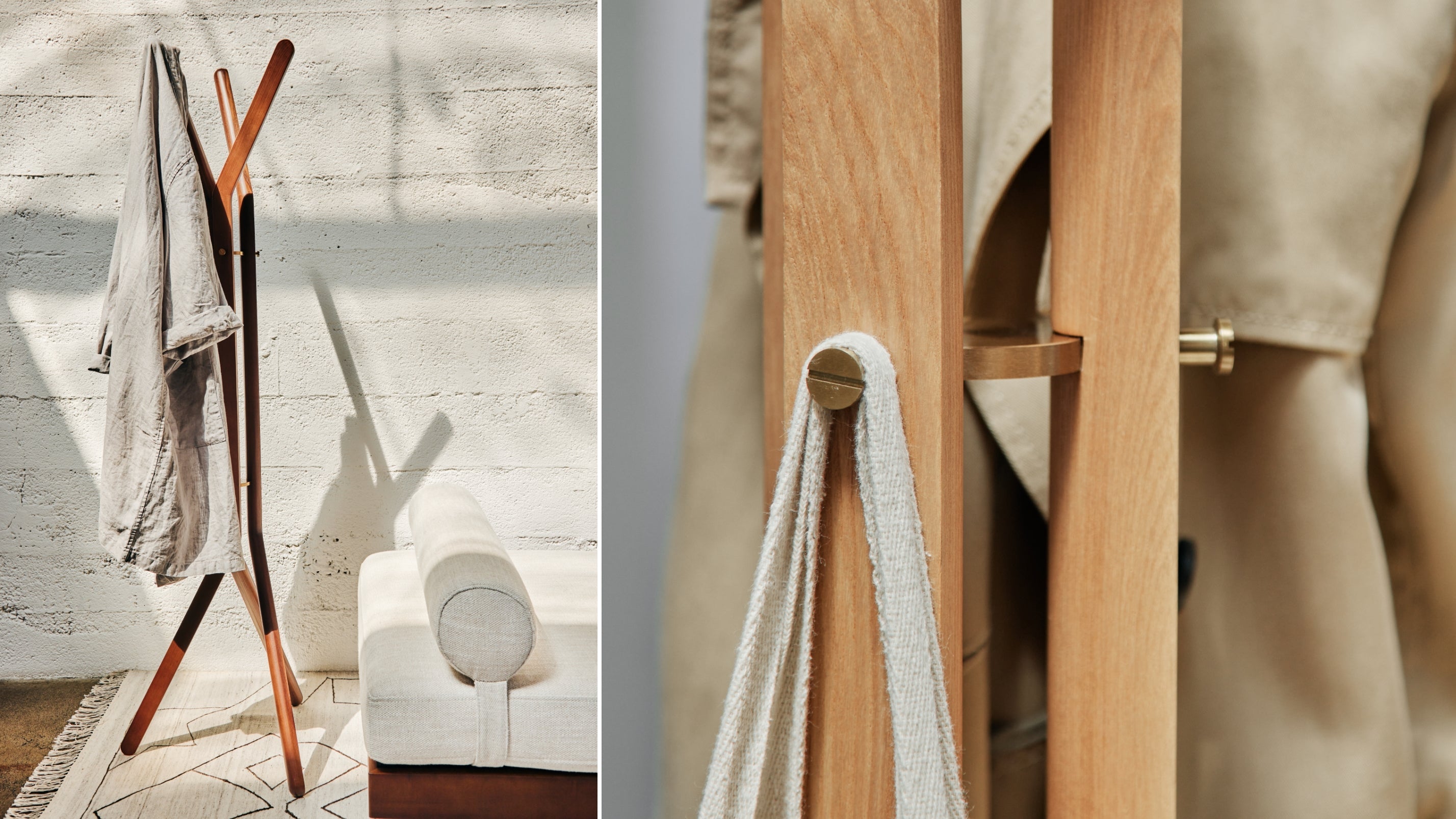 Unwind Coatrack, Stained Walnut - Sundays Company Canada