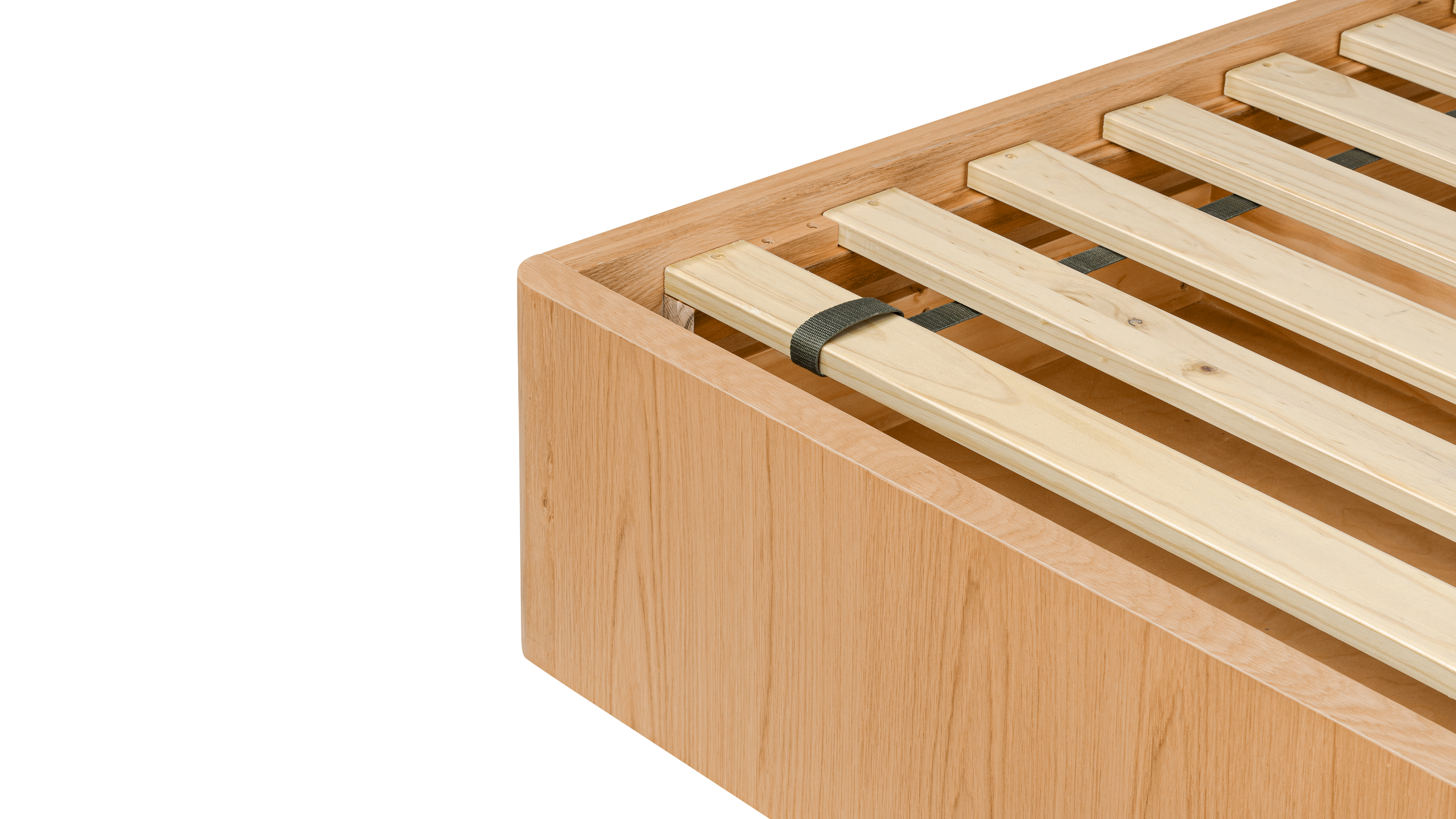 Form Bed With Storage, King, Oak - Image 7