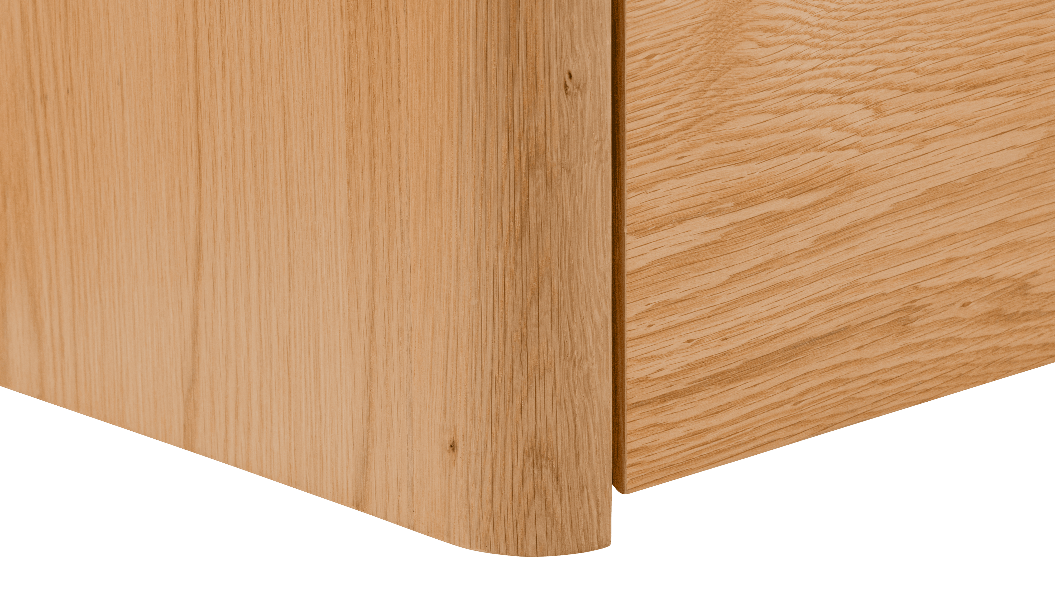 Form Bed With Storage, Queen, White Oak - Image 9
