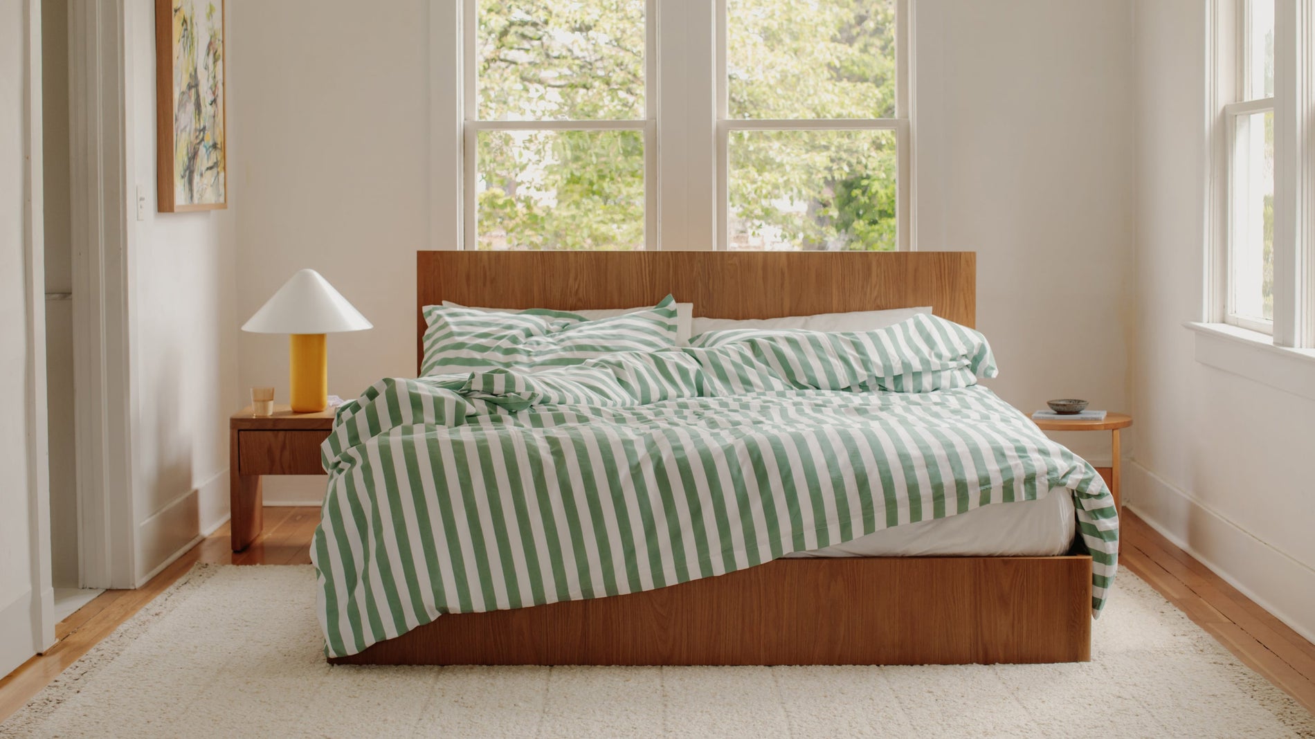 Form Bed With Storage, Queen, White Oak_image