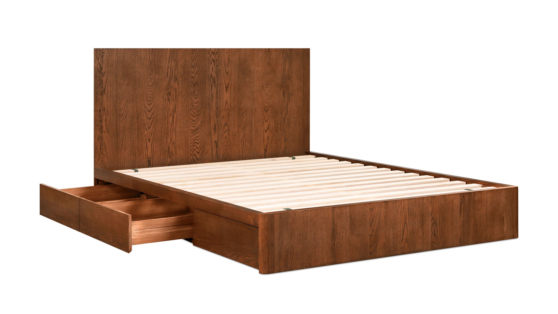 Form Storage Bed, Queen, Stained Walnut_image