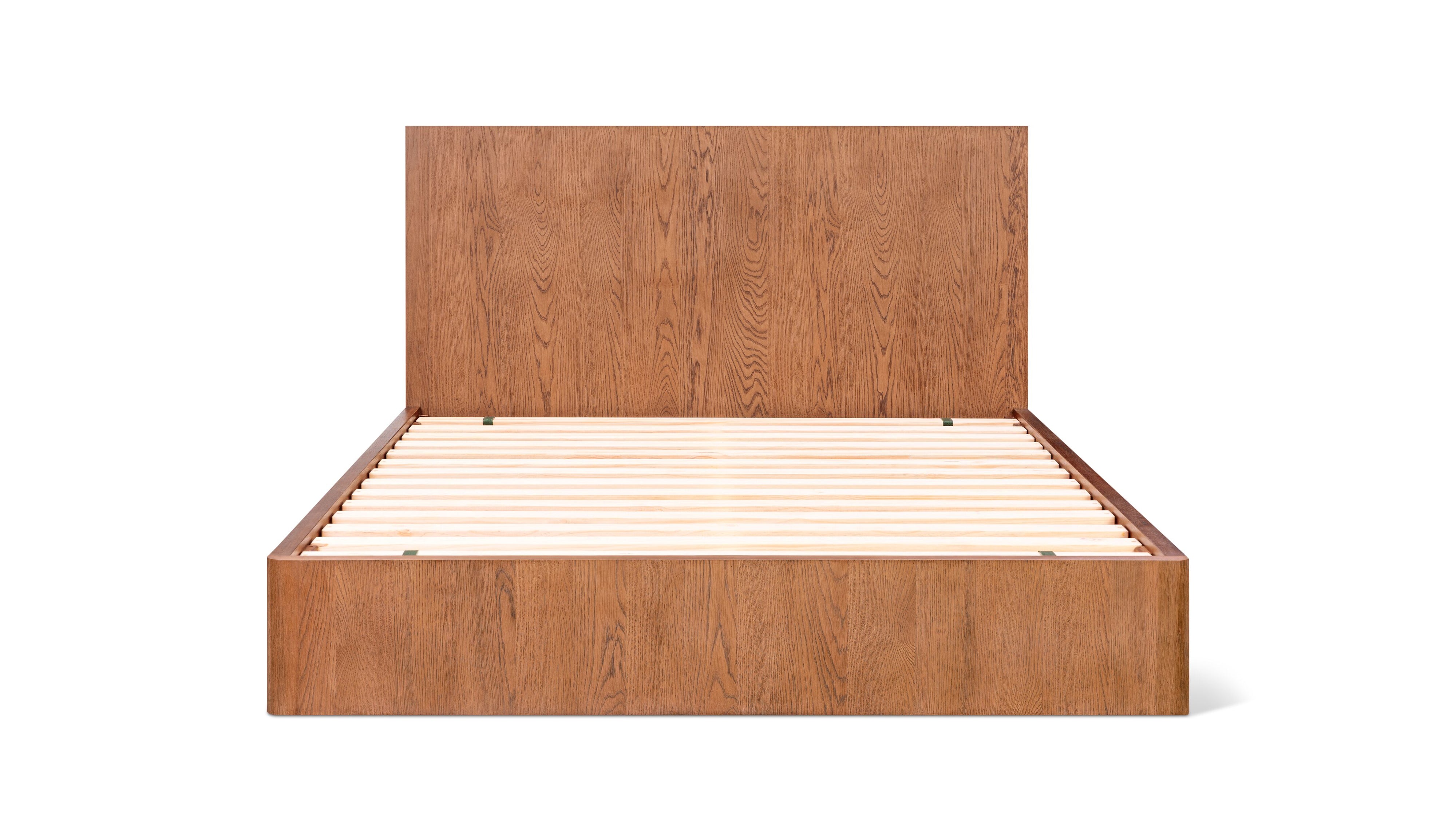 Form Storage Bed, Queen, Stained Walnut