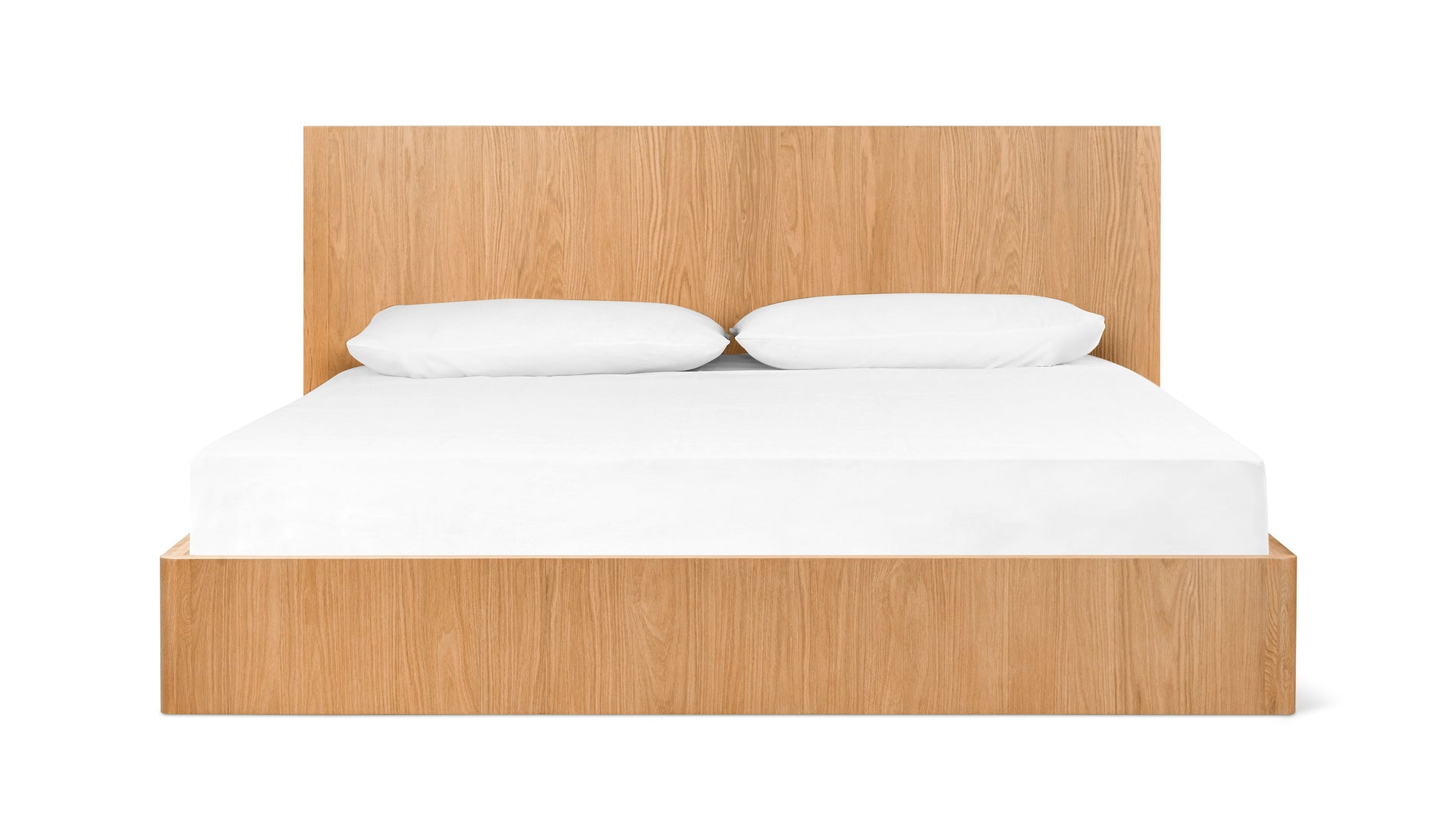 Form Bed With Storage, Queen, White Oak_image