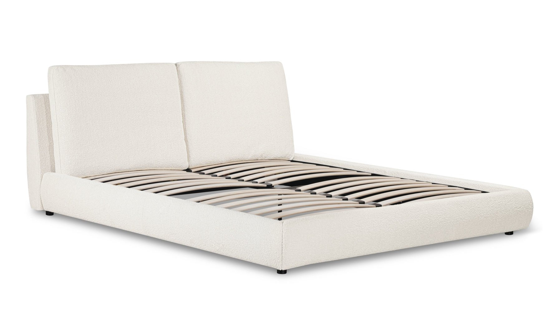 Cloud Bed, King, Cream Boucle - Image 10