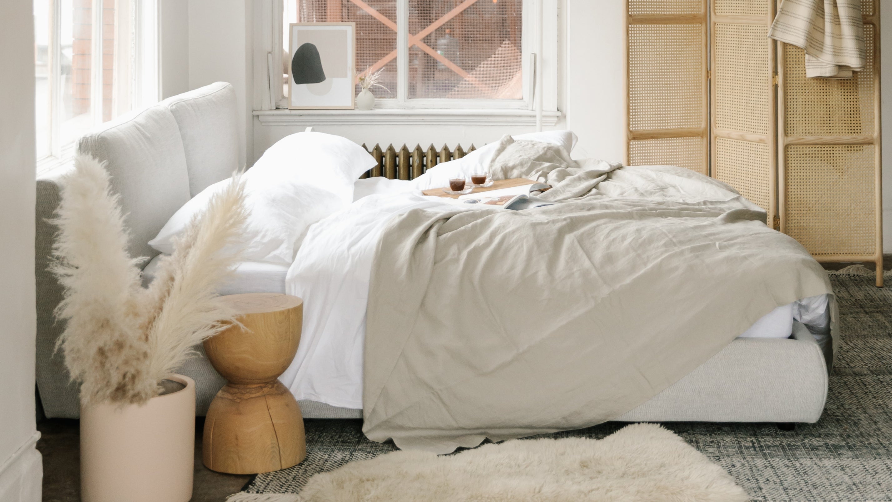 Cloud Bed, King, Stone - Image 3