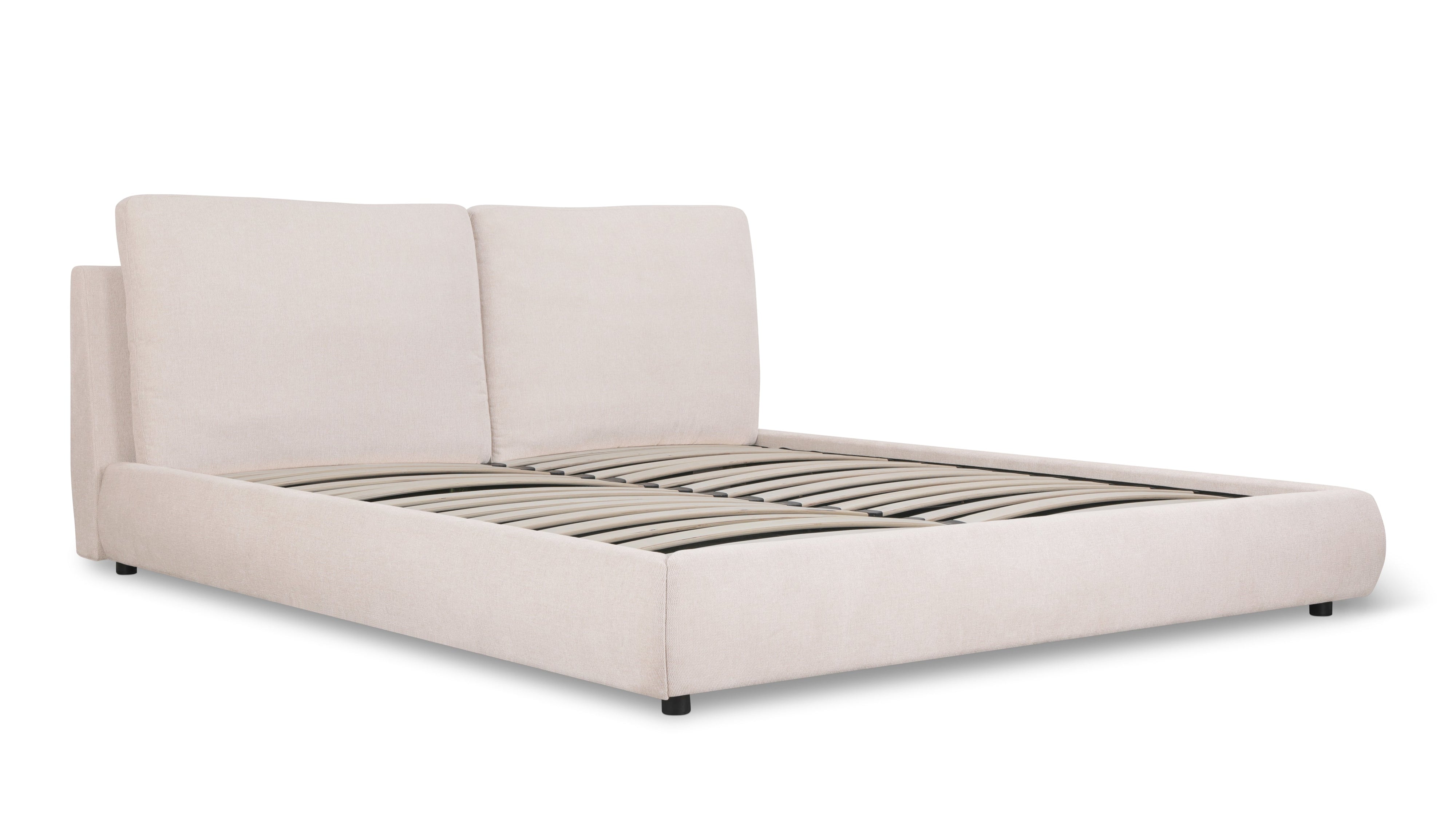 Cloud Bed With Storage, King, Latte - Image 6