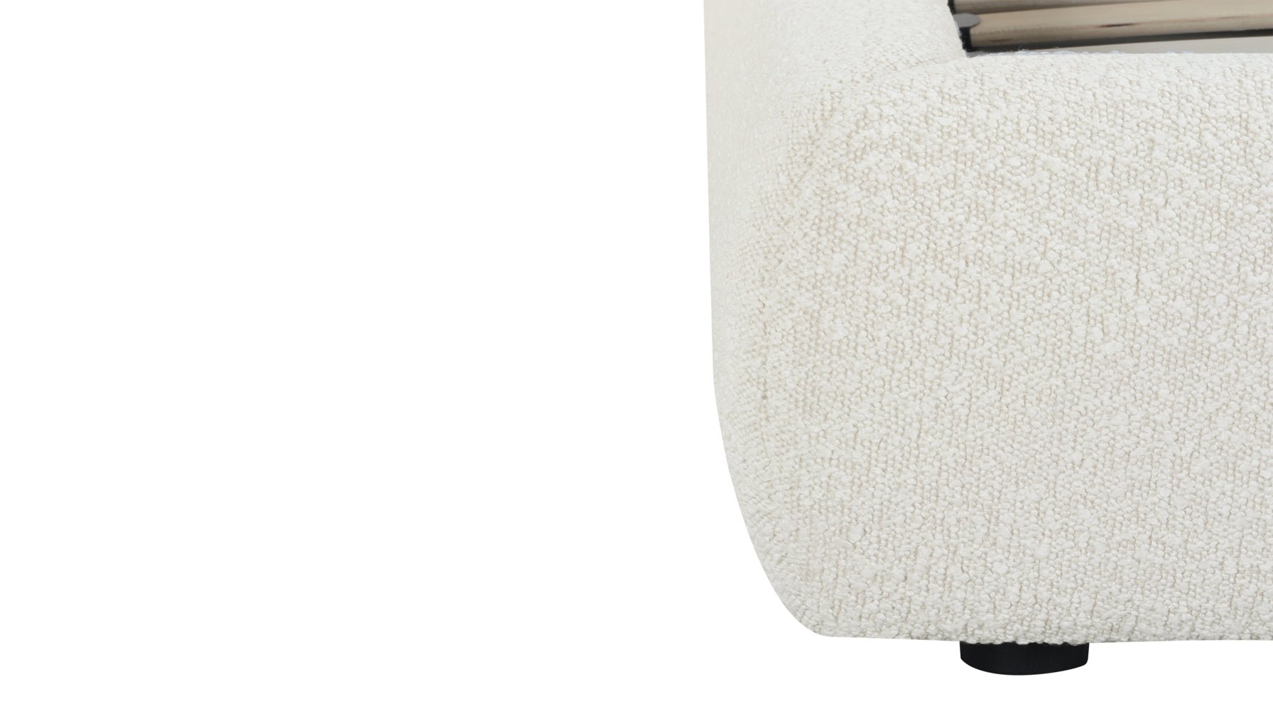 Dream Bed, Queen, Cream Boucle - Image 6
