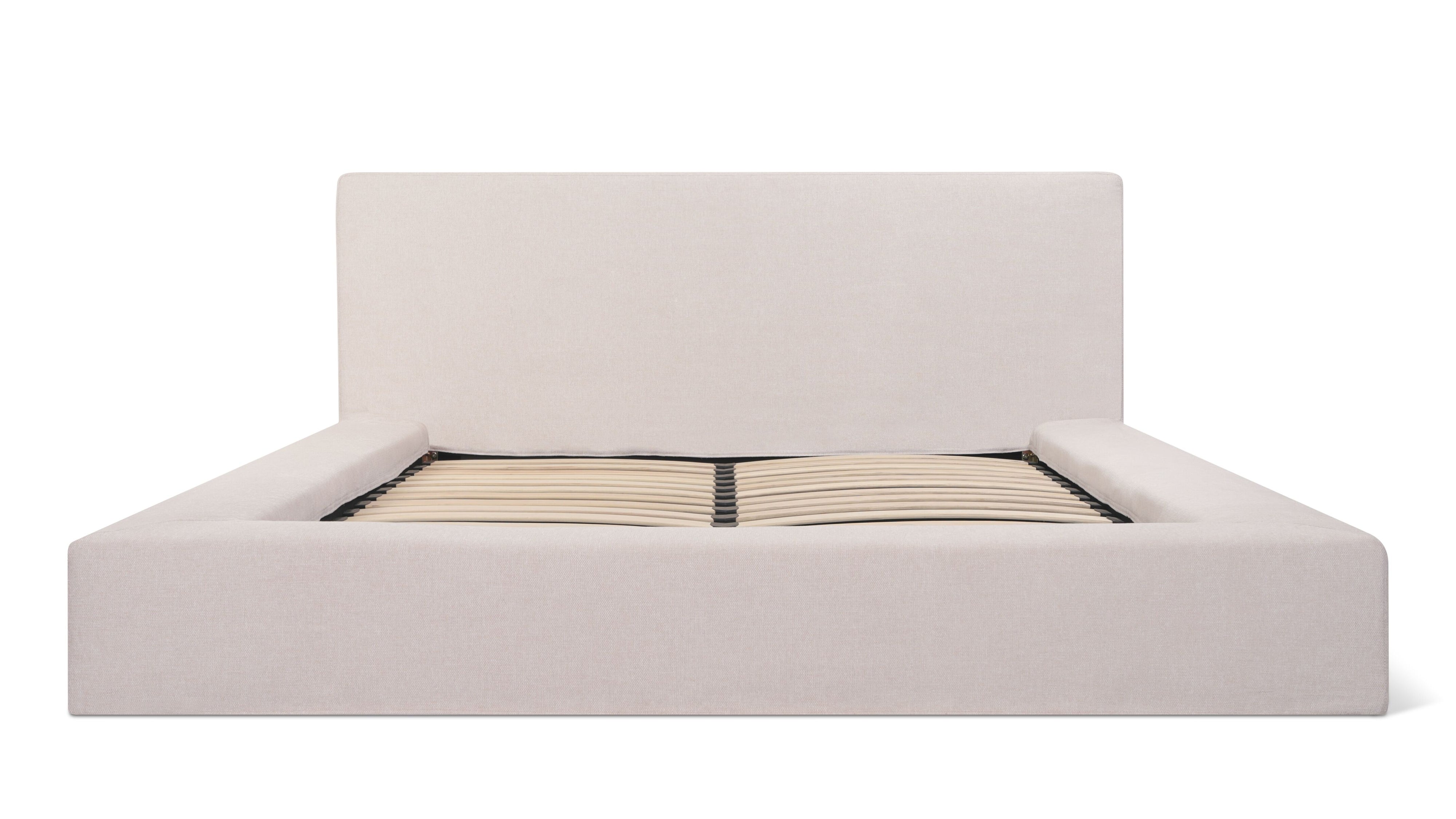 Movie Night™ Storage Bed, Queen, Latte