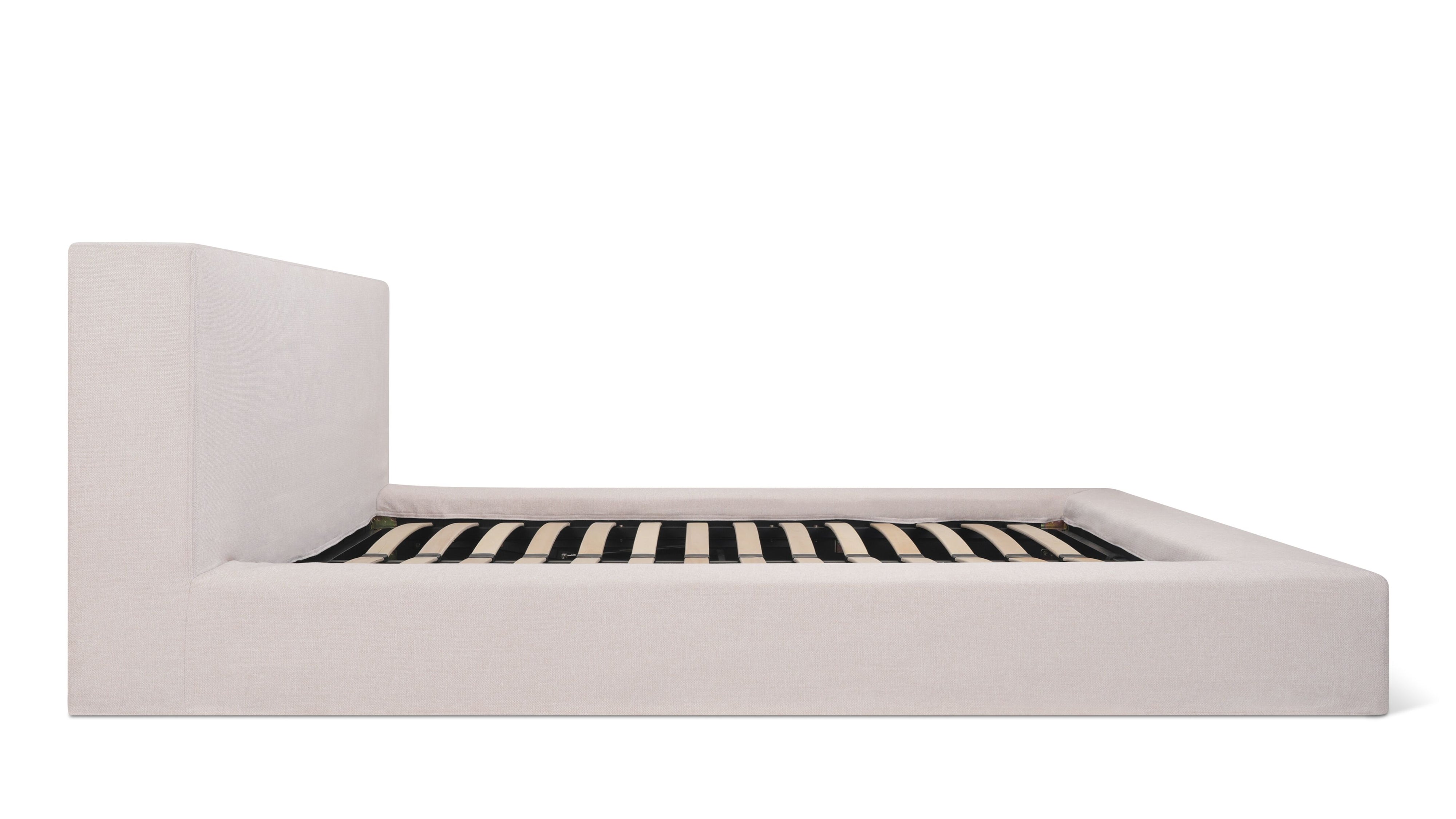 Movie Night™ Storage Bed, Queen, Latte