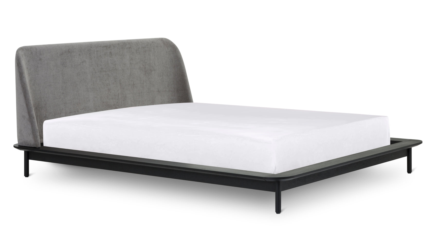 Easy Edge Bed, Queen, Black Oak - Image 12