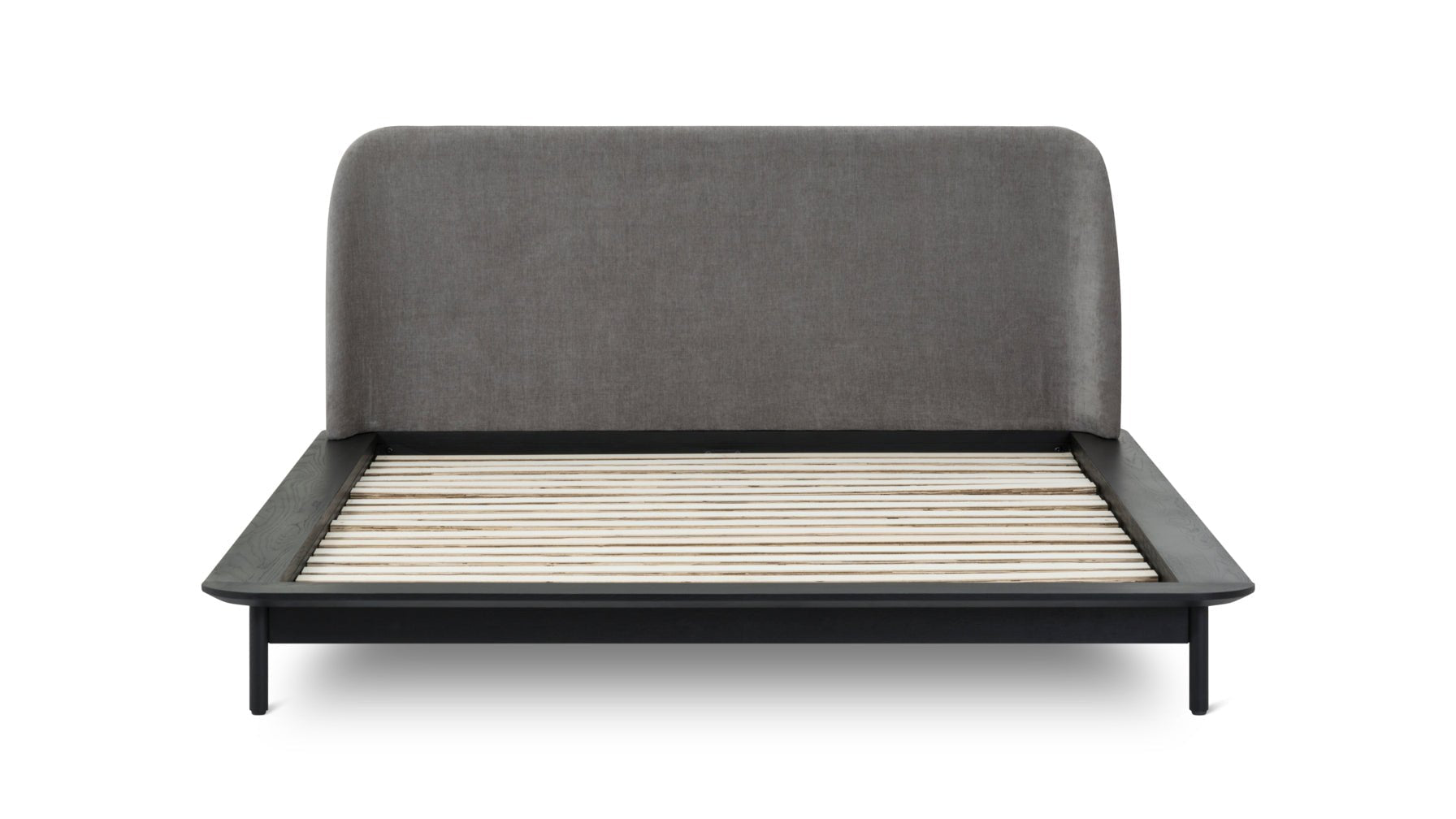 Easy Edge Bed, King, Black Oak - Image 4