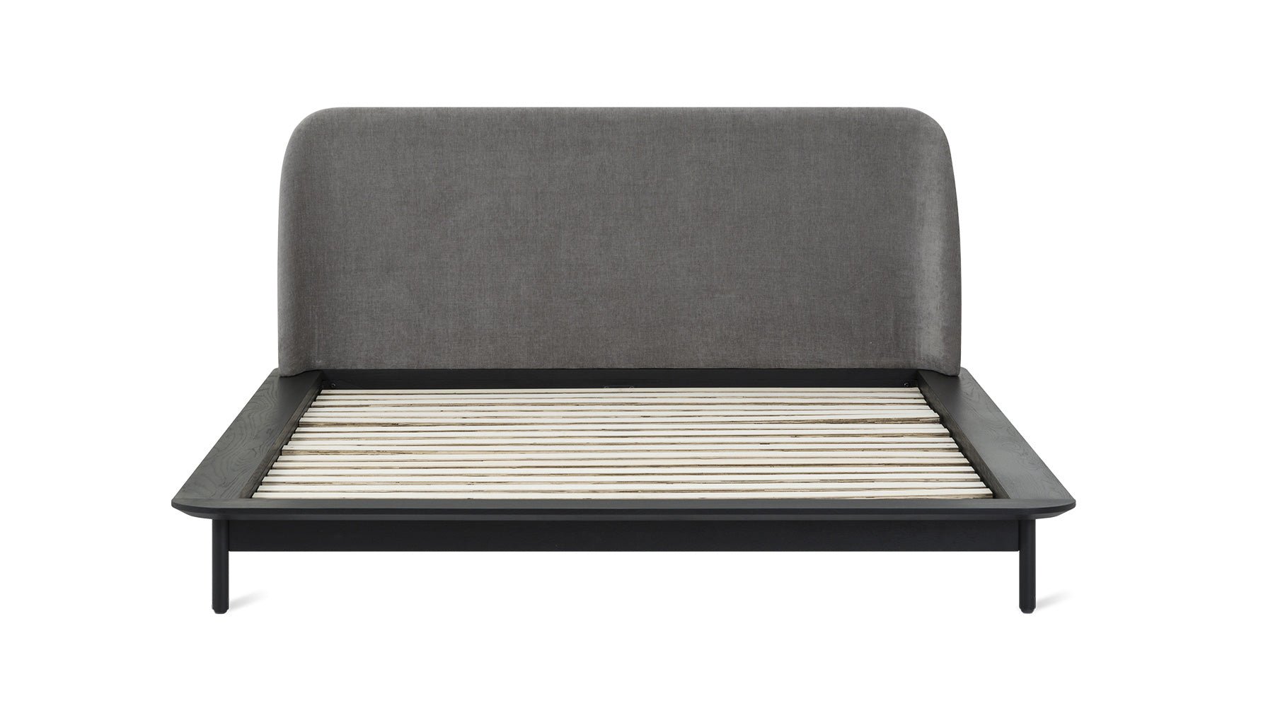 Easy Edge Bed, Queen, Black Oak - Image 1