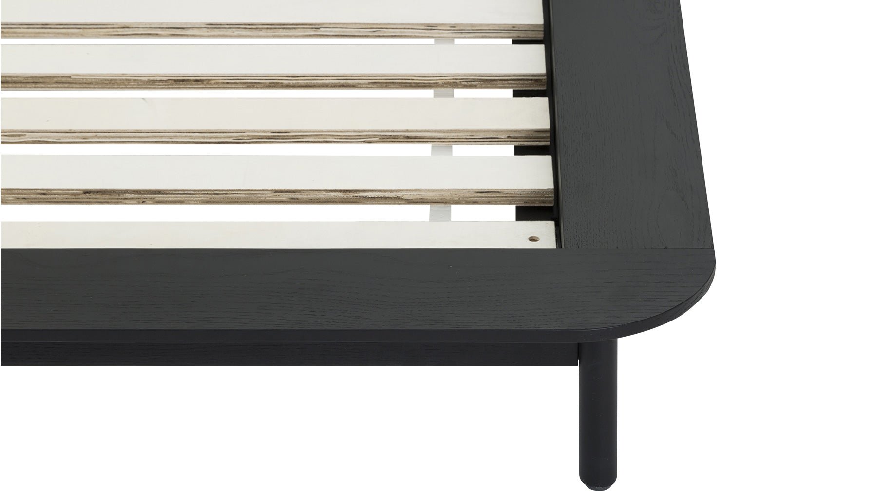 Easy Edge Bed, Queen, Black Oak - Image 7