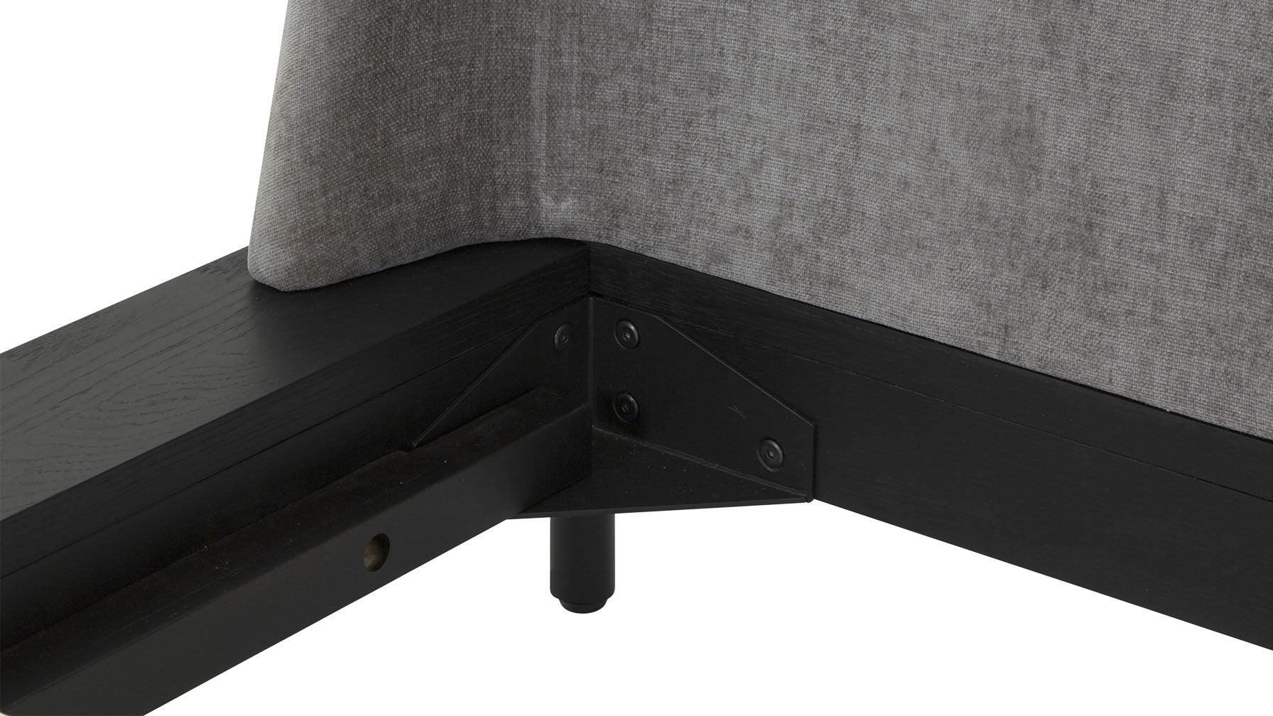 Easy Edge Bed, Queen, Black Oak - Image 9