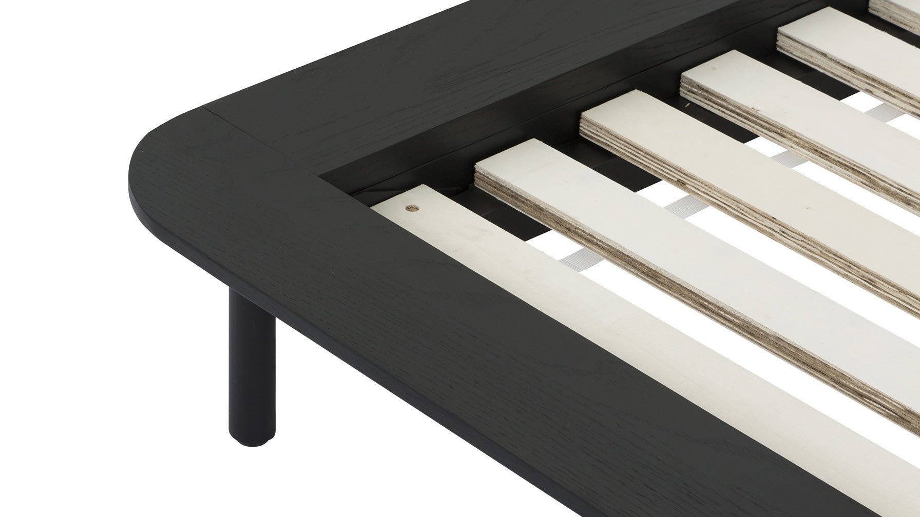 Easy Edge Bed, Queen, Black Oak - Sundays CompanyBED - SH - 002 - 002 - 0