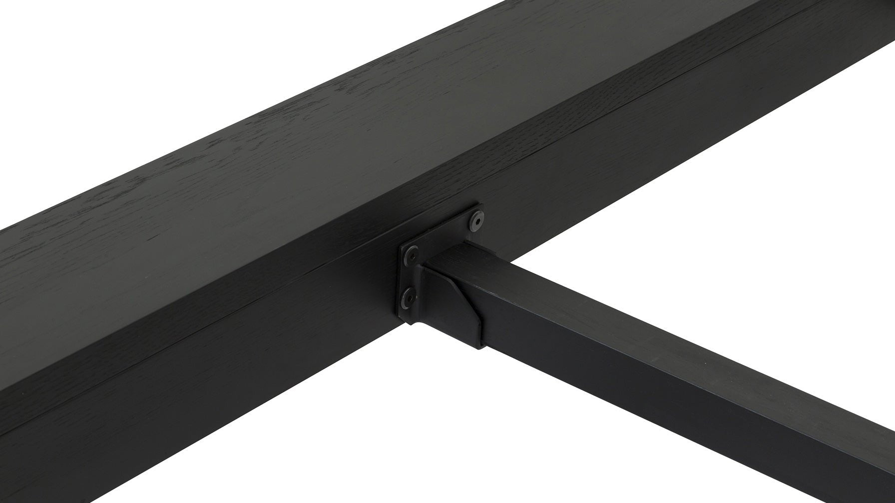 Easy Edge Bed, King, Black Oak - Image 7