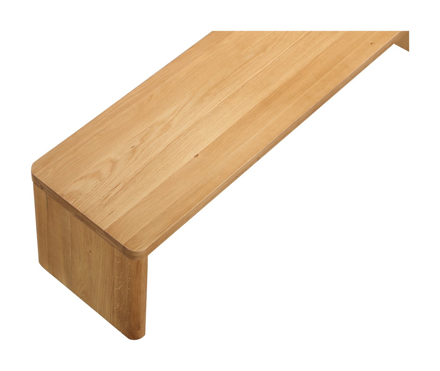 Form Bench, Seats 2, Oak - Image 9