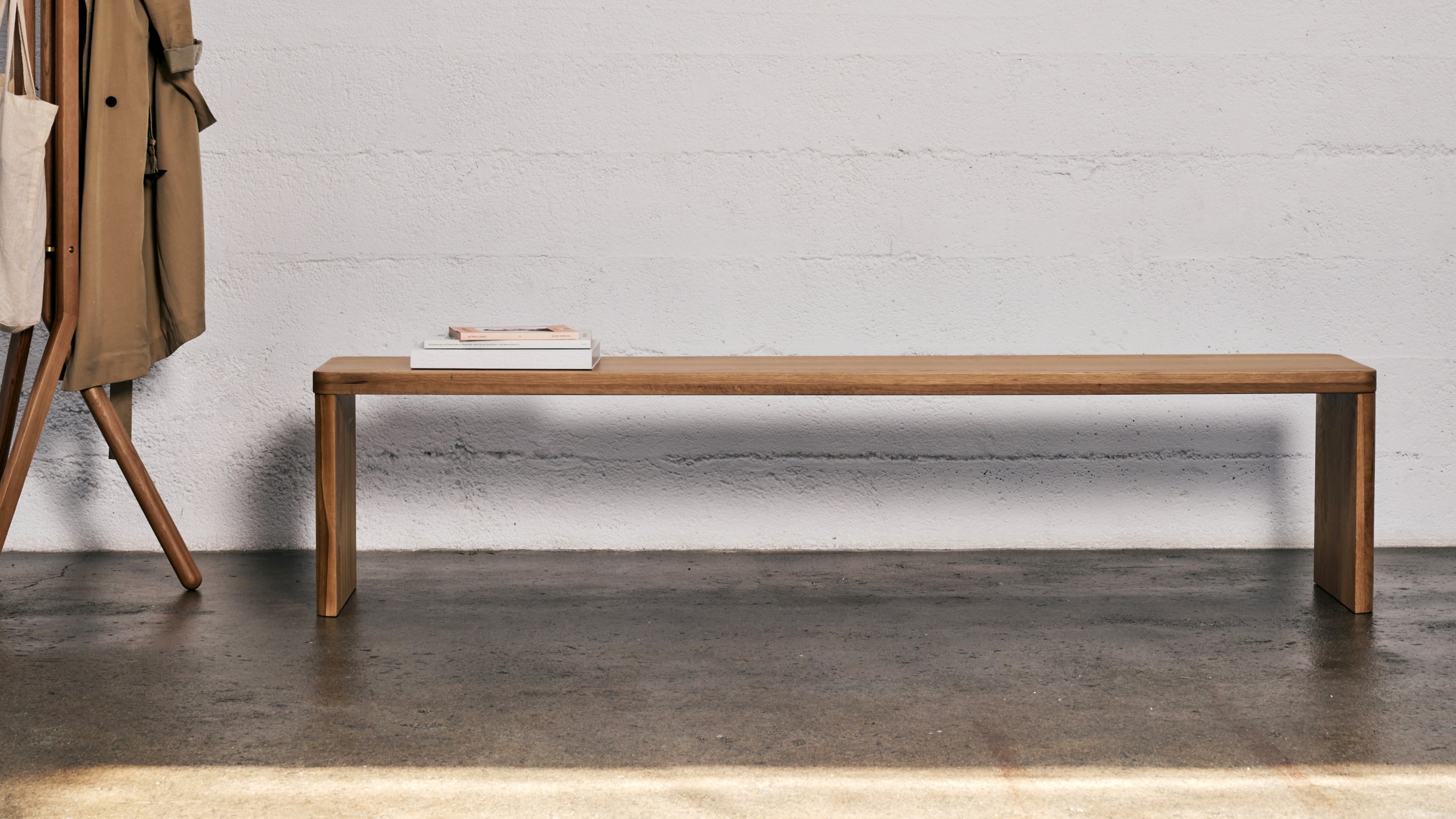 Form Bench, Seats 4, Oak - Image 6