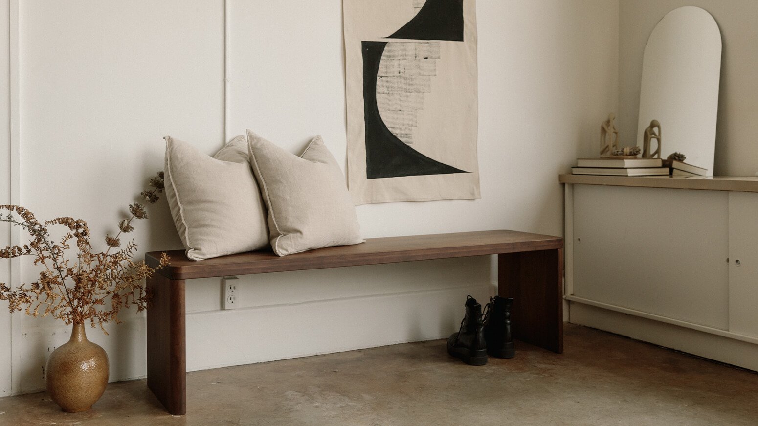 Form Bench, Seats 4, American Walnut - Image 3