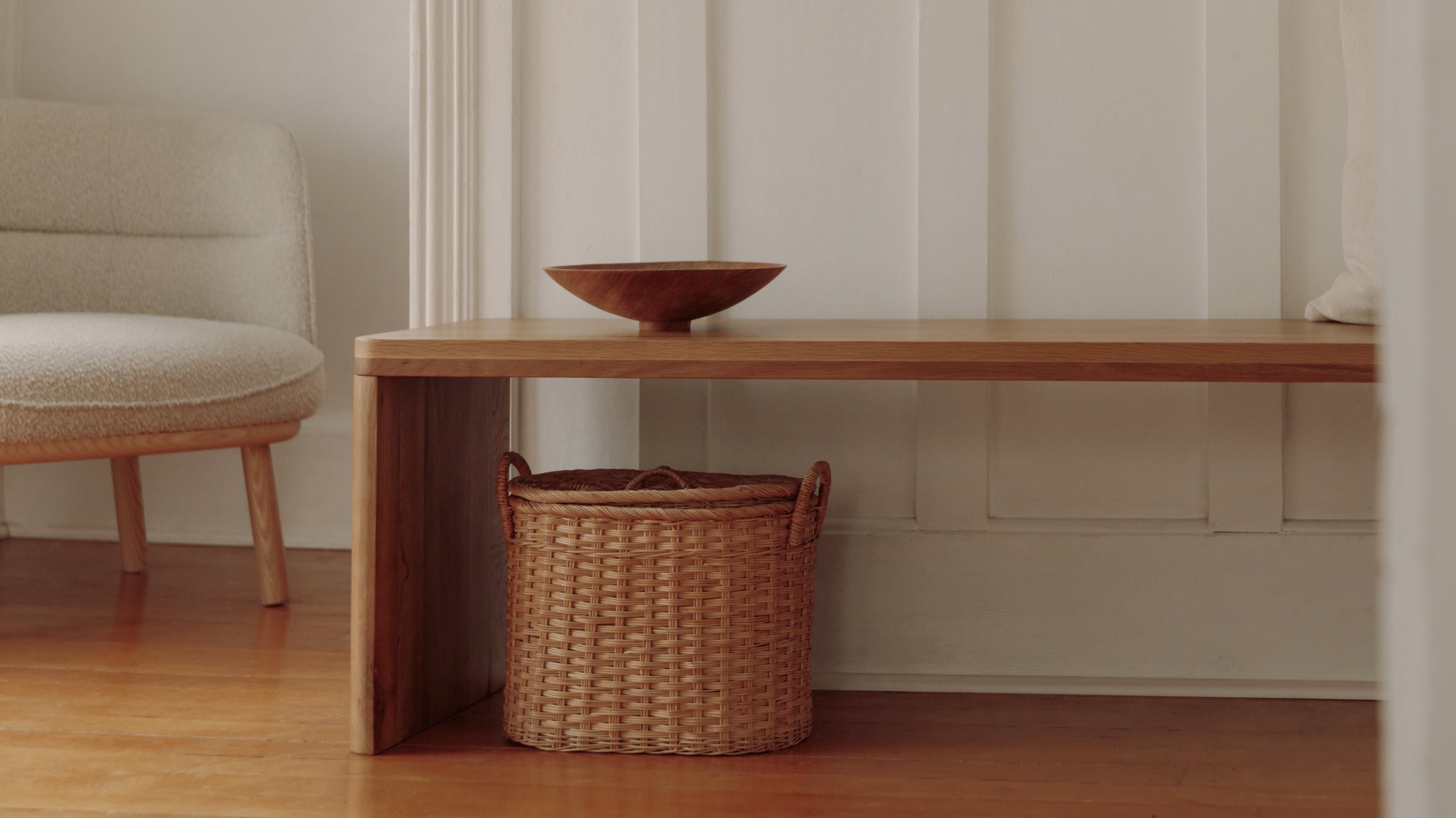 Form Bench, Seats 2, Oak - Image 3