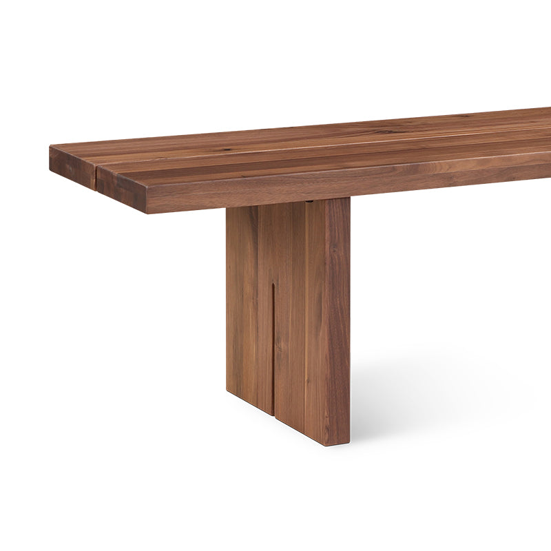 Plane Bench, Seats 4, American Walnut - Image 5