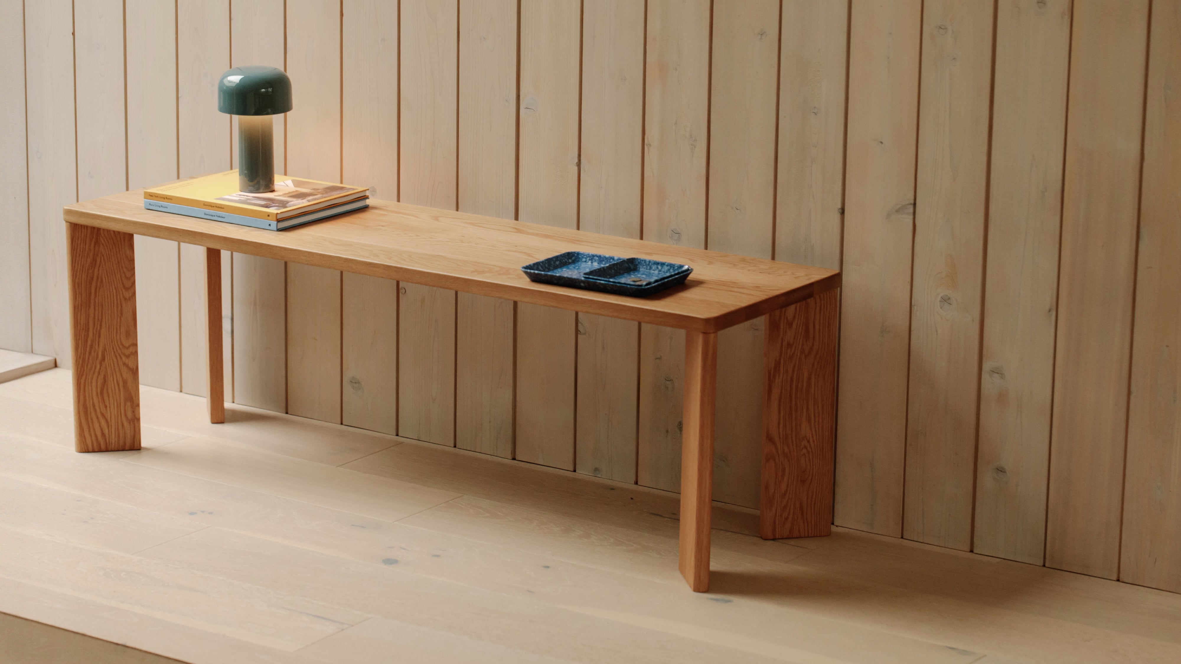 Frame Bench, Seats 3, Oak - Image 8