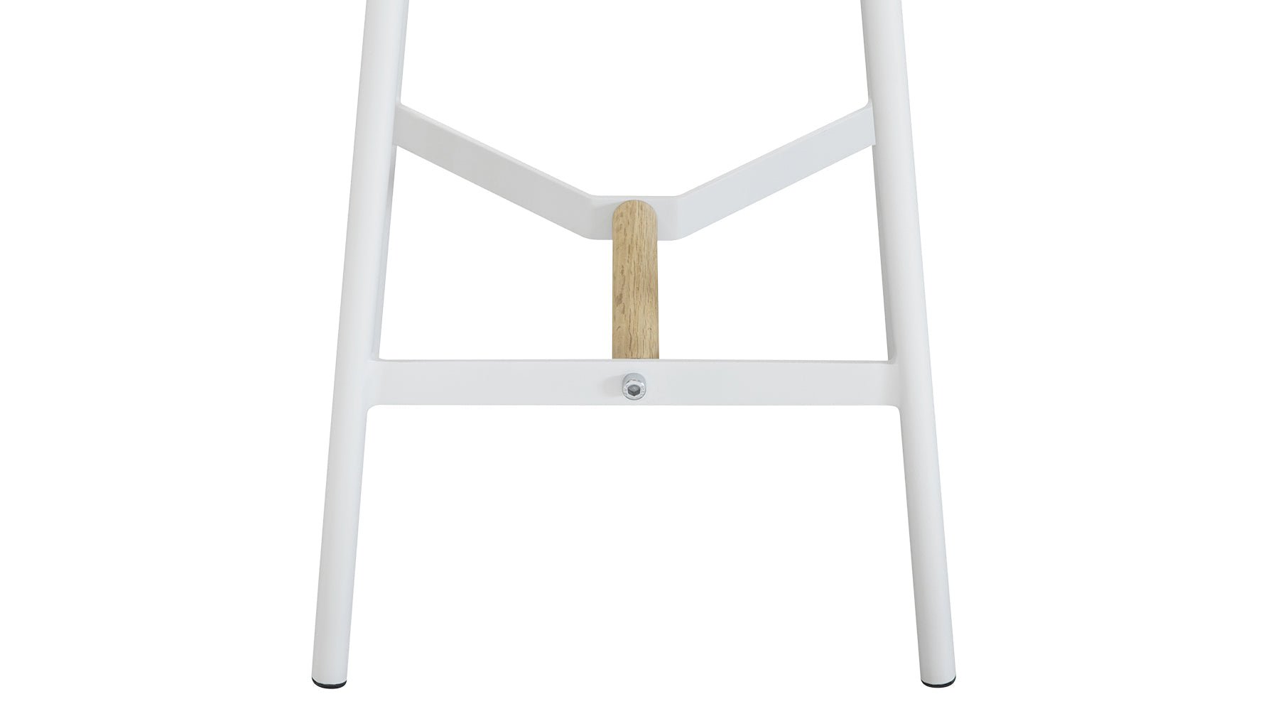 Take The Edge Off Stool Bar Natural/White Metal - Image 5