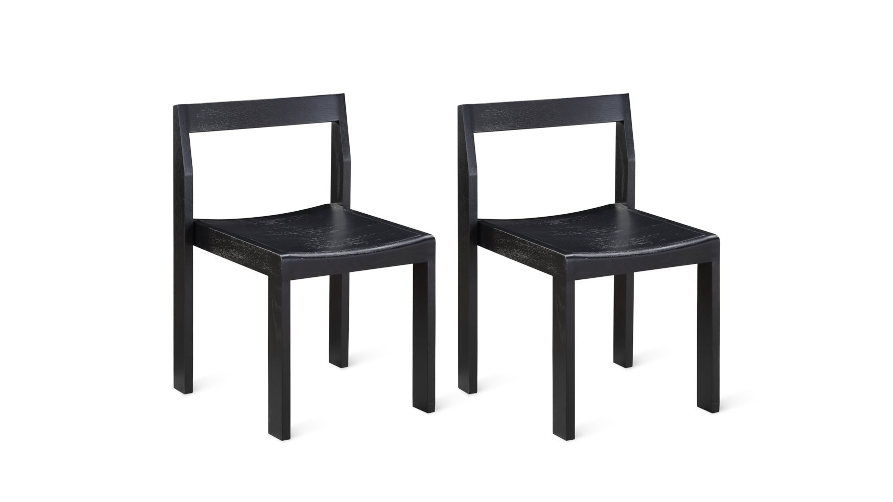 Plane Dining Chair (Set of Two), Black Oak - Image 10